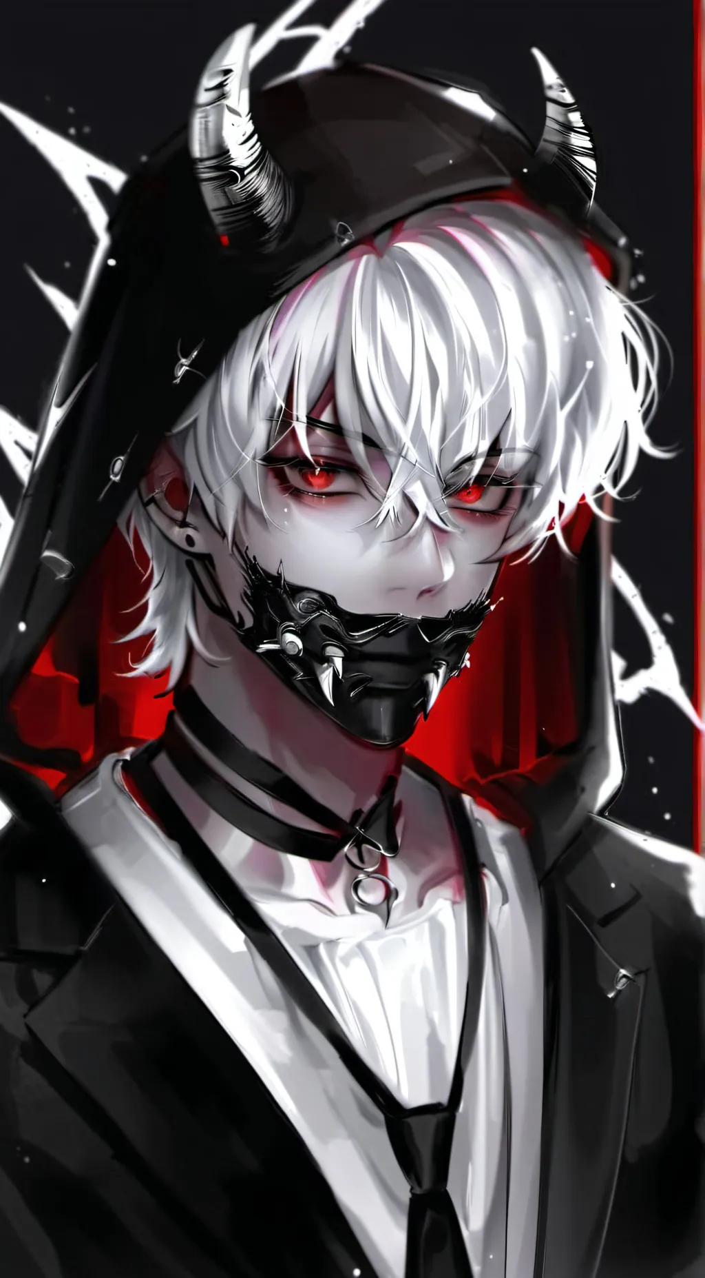 ai character: 🕷️Damien🖤 background