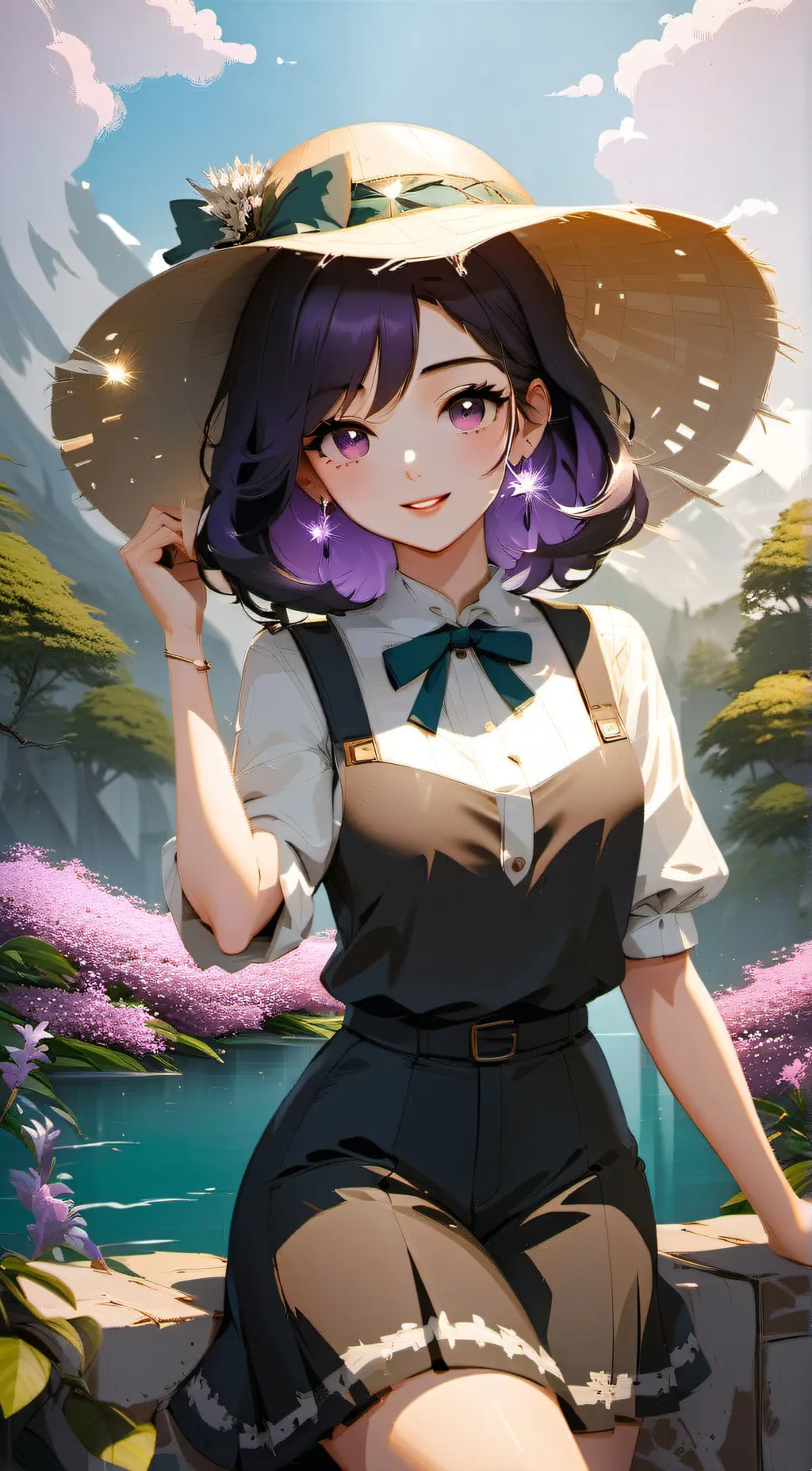 ai character: hailey background