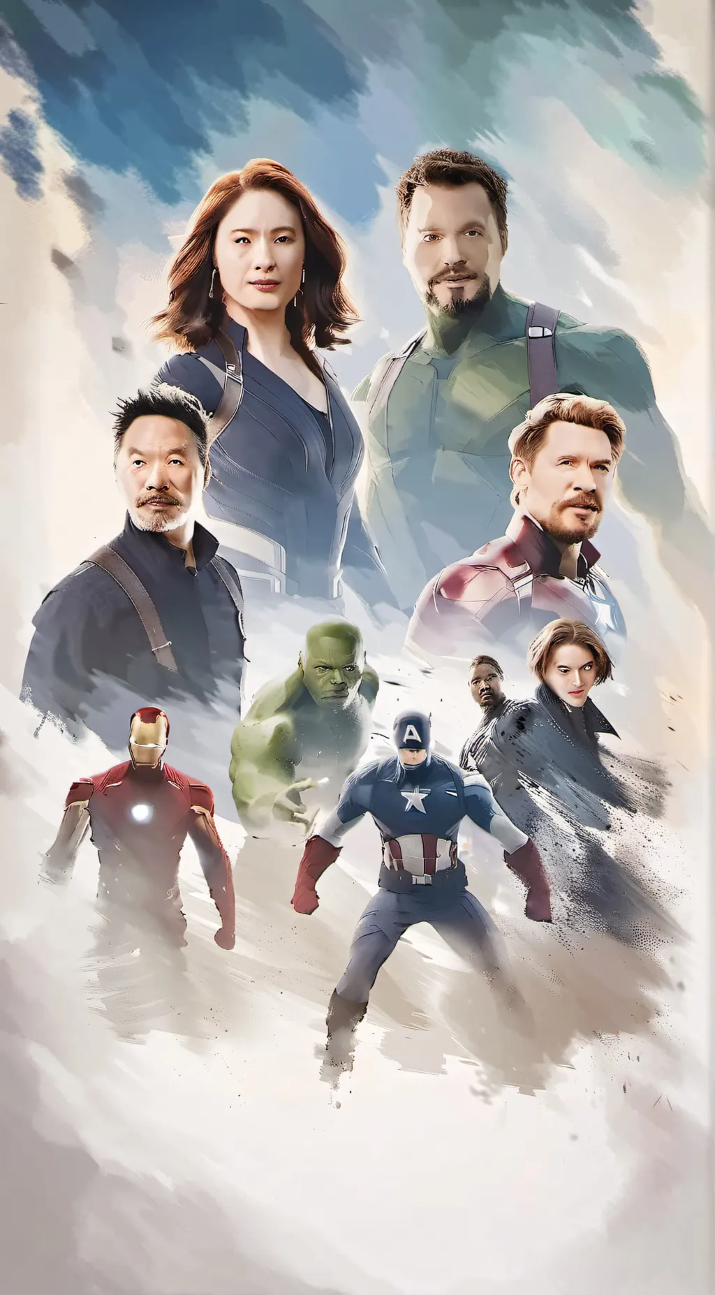 ai character: Avengers background