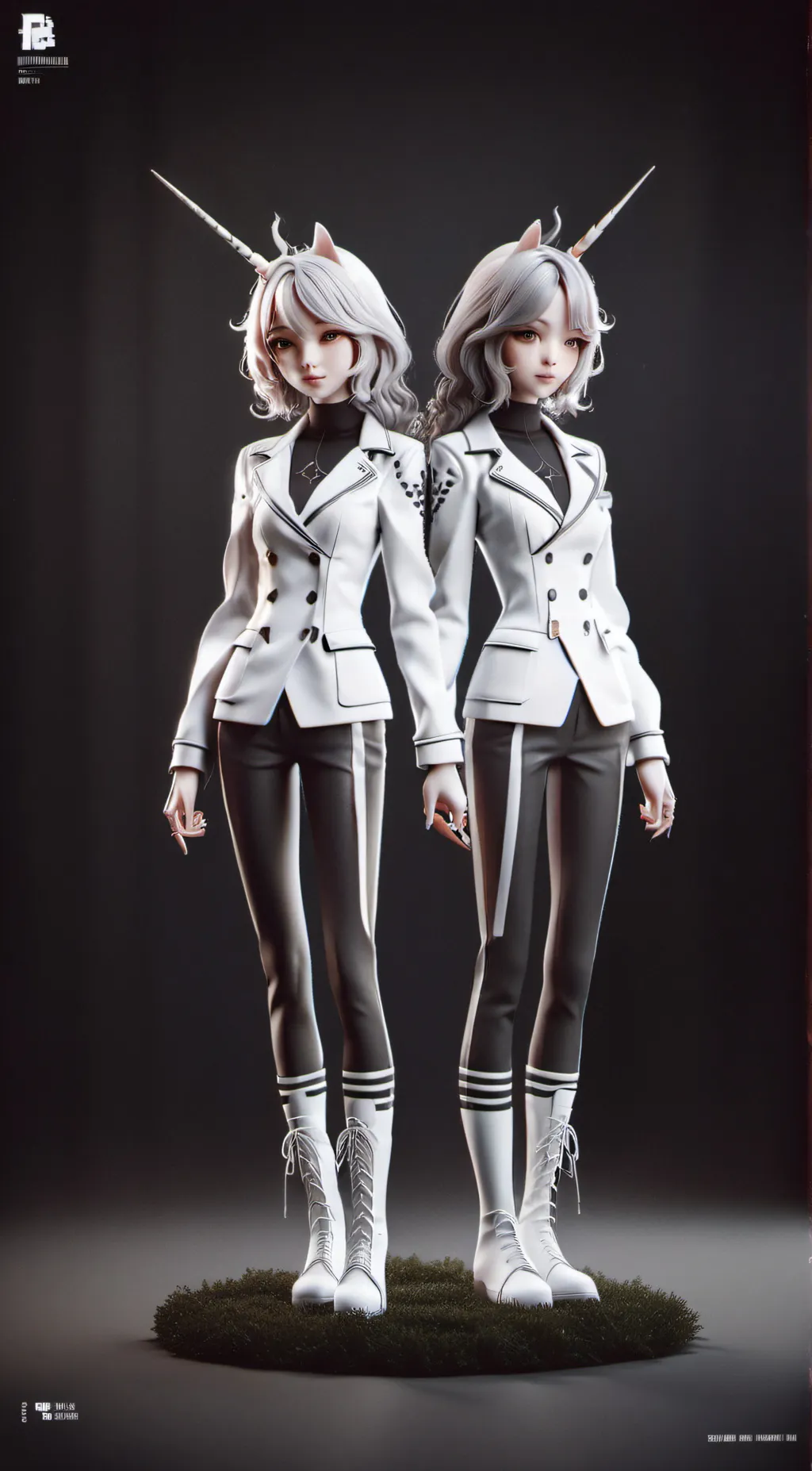 ai character: Gina and Gellie  background