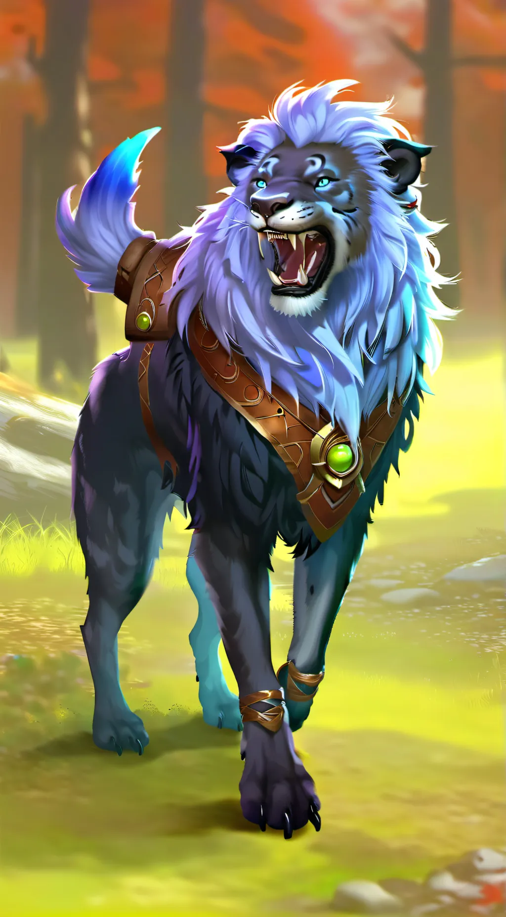 Talkie AI - Chat with Blue the Lion