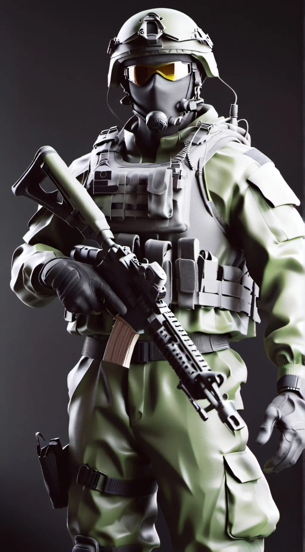ai character: Operator Sam background