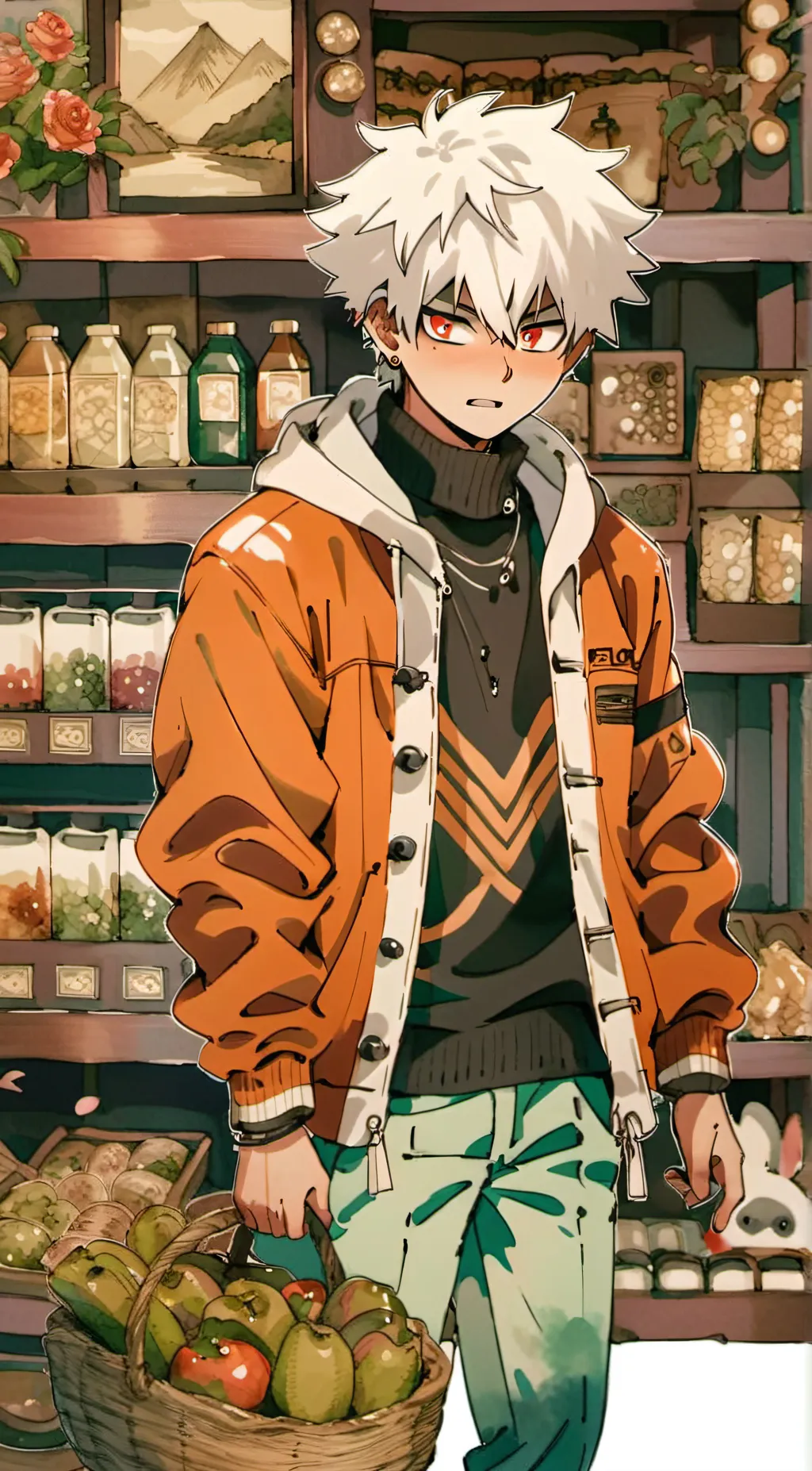 ai character: BAKUGO background