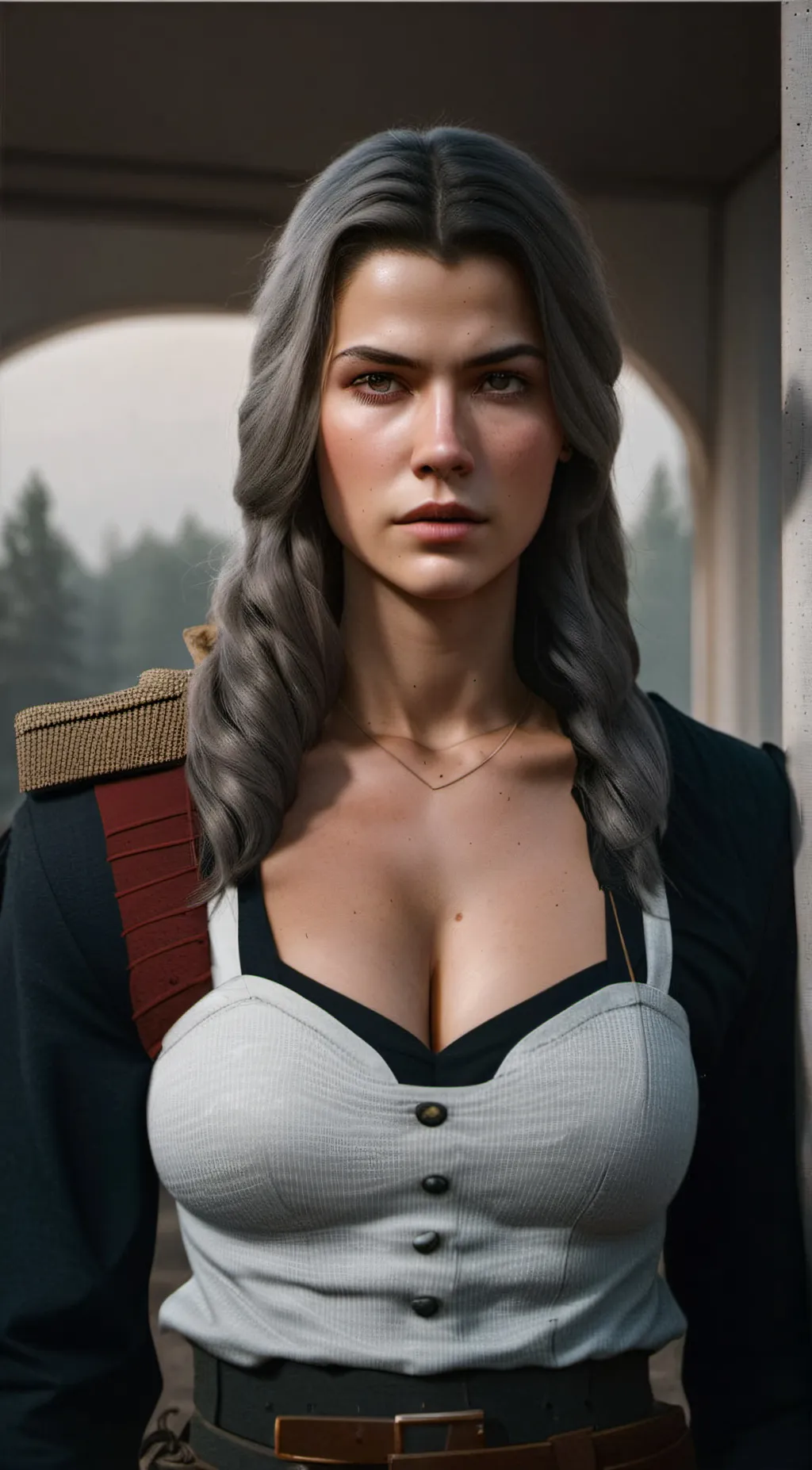ai character: Maria  background