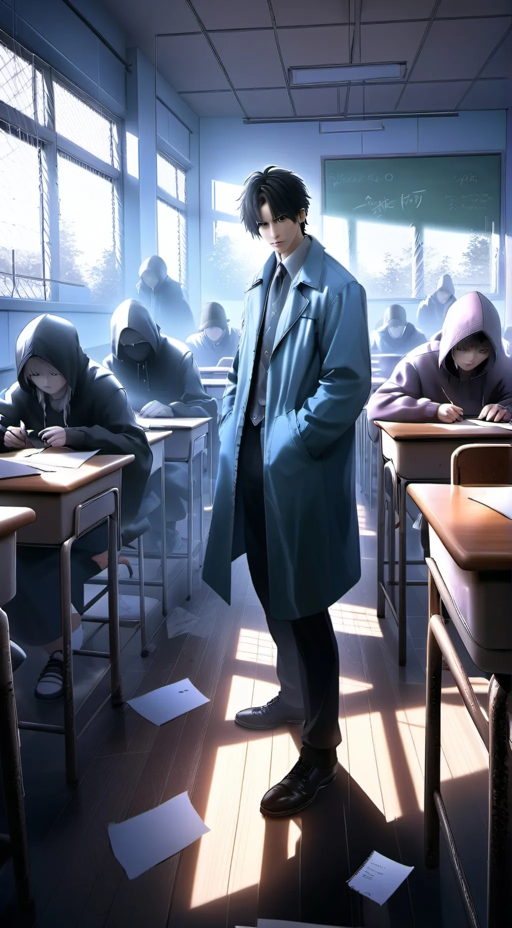 ai character: The Detention background