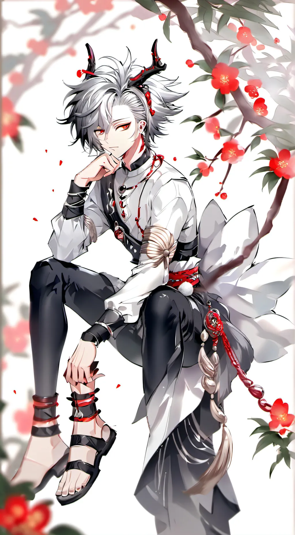 ai character: Liora Scarlet background