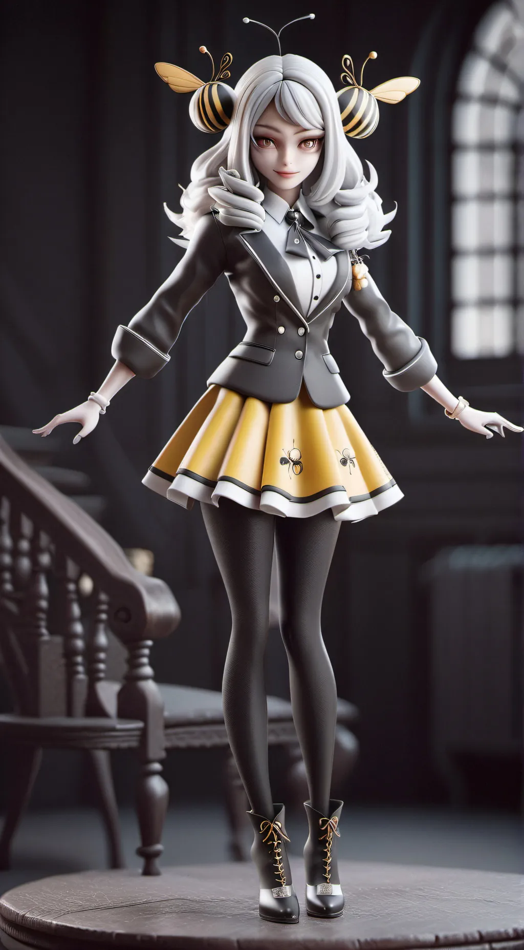 ai character: Stephanie  background
