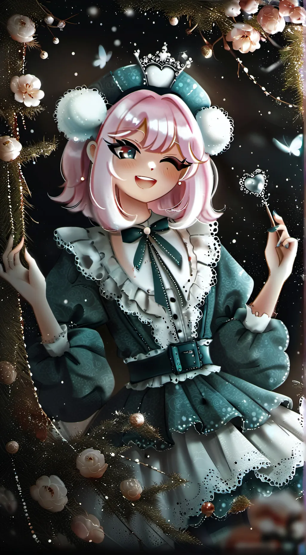 ai character: vanilean☑️ background