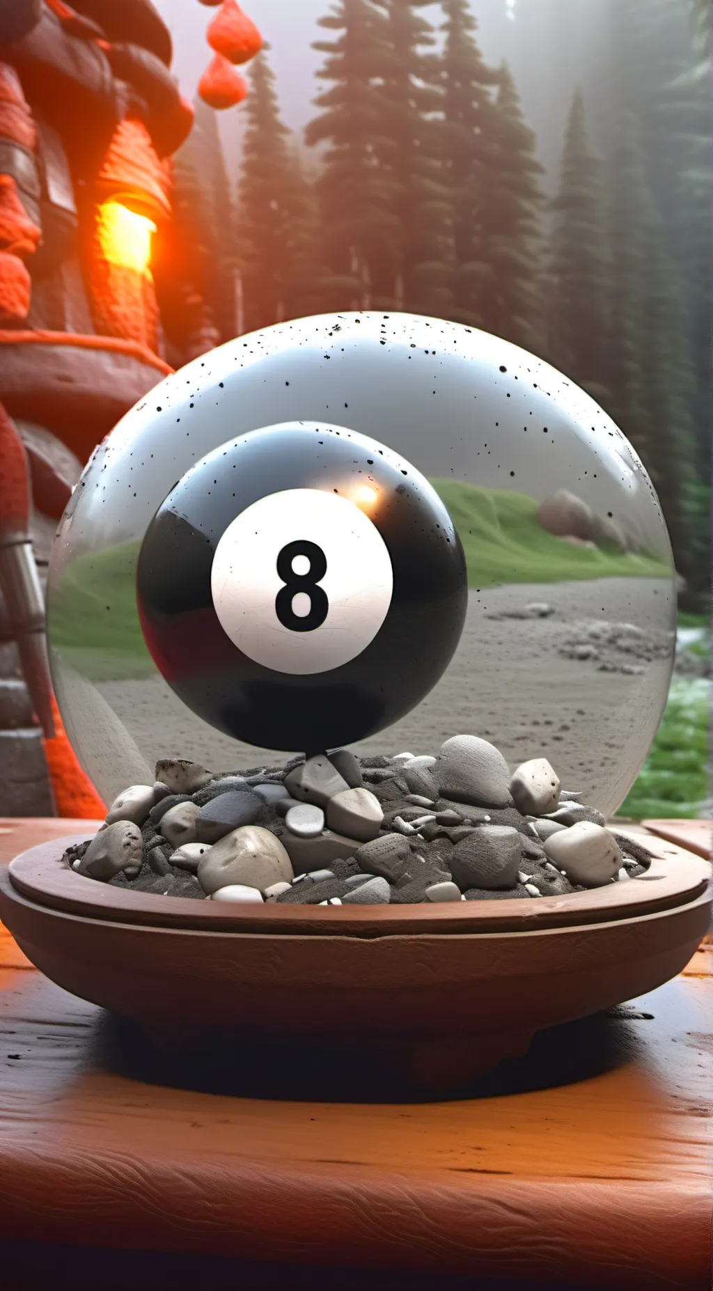 ai character: Yes/no🎱 background