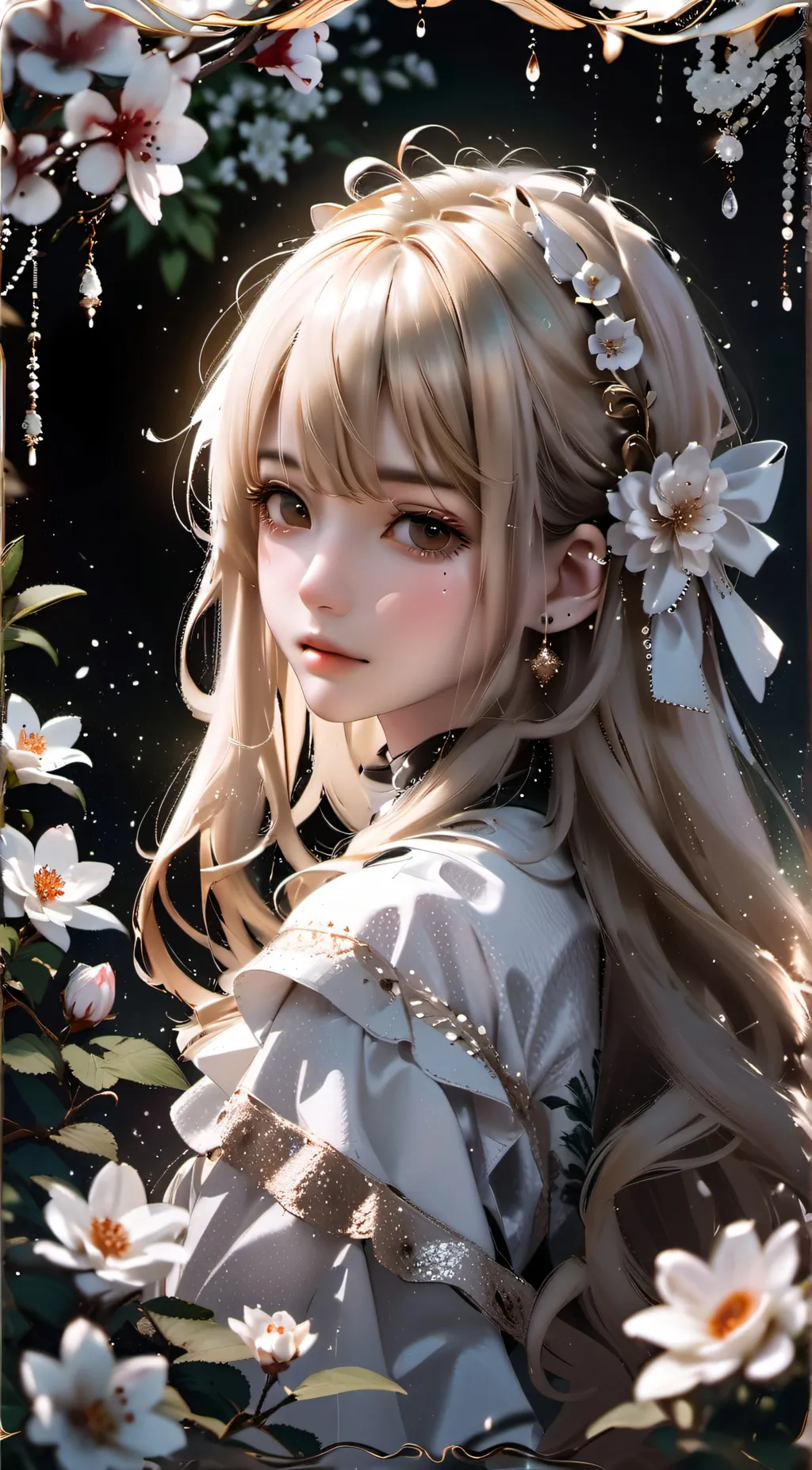 ai character: Bl0omie background
