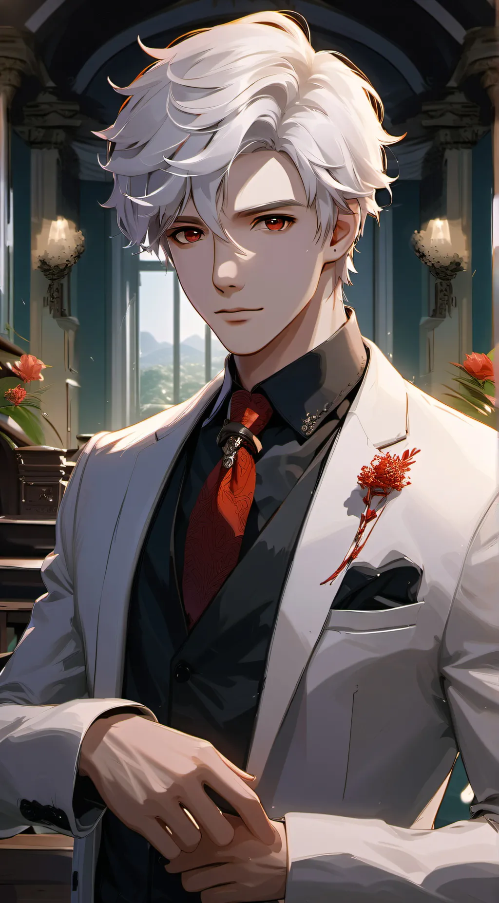 ai character: Akihito background