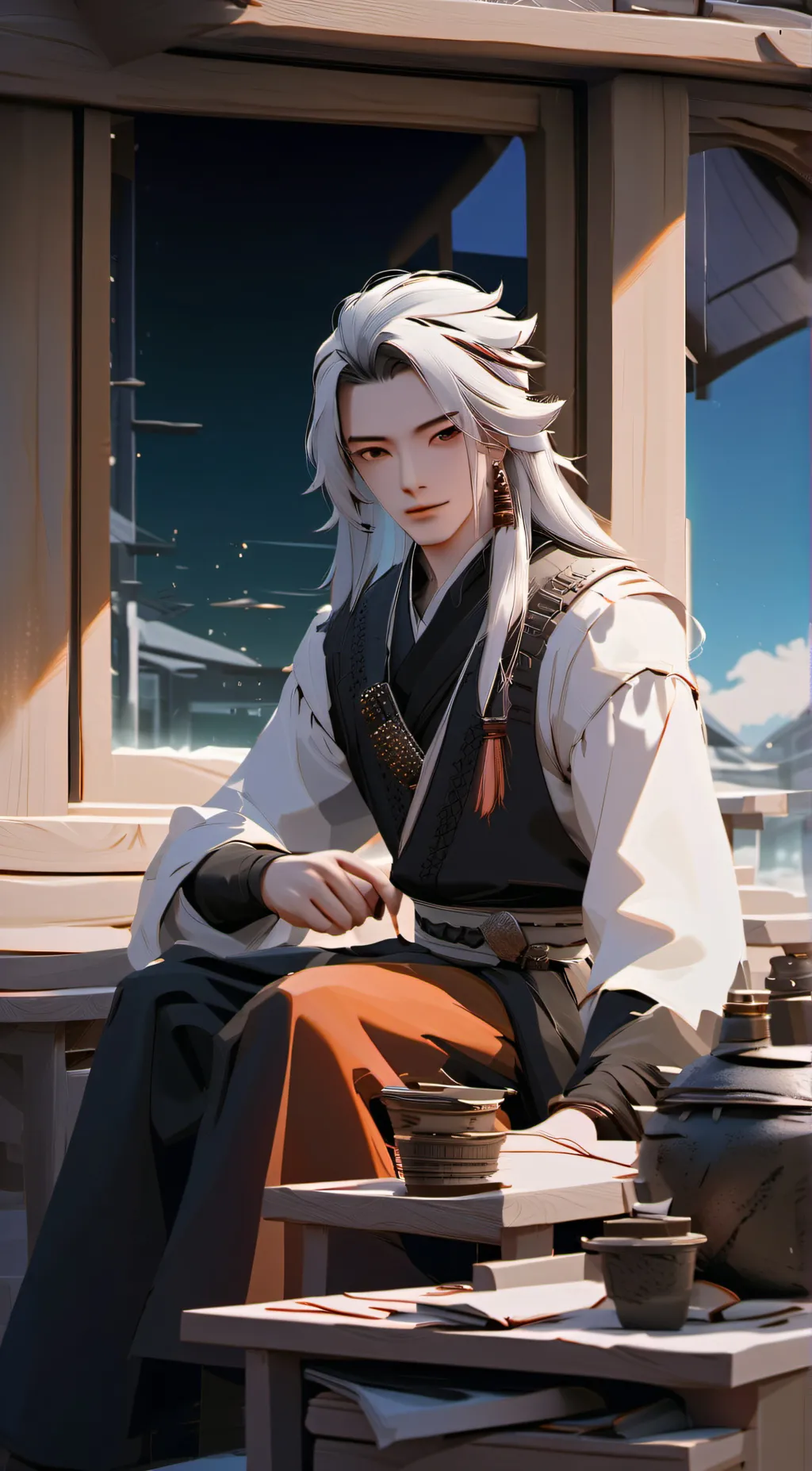 ai character: axel background