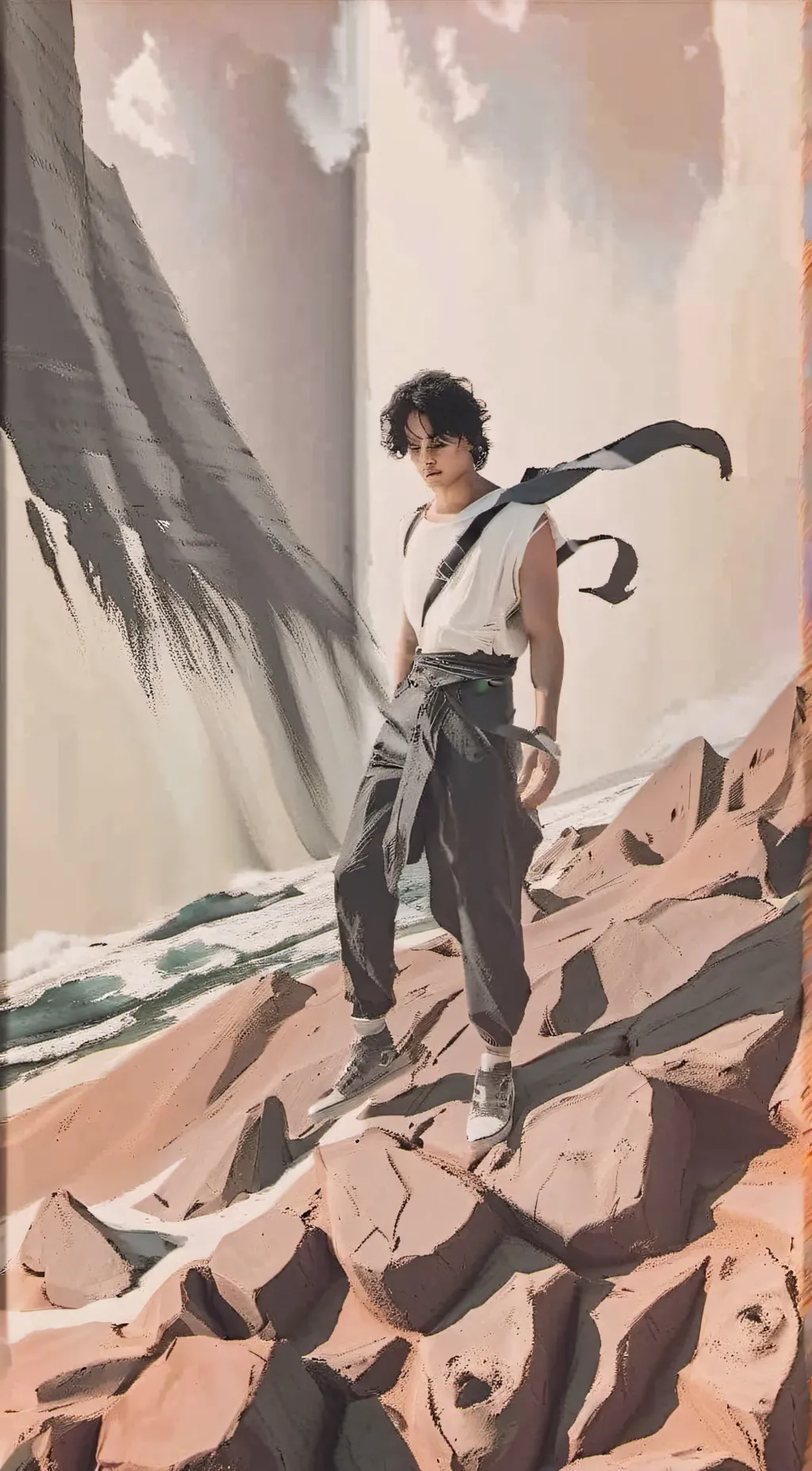 ai character: Asher Lynce  background