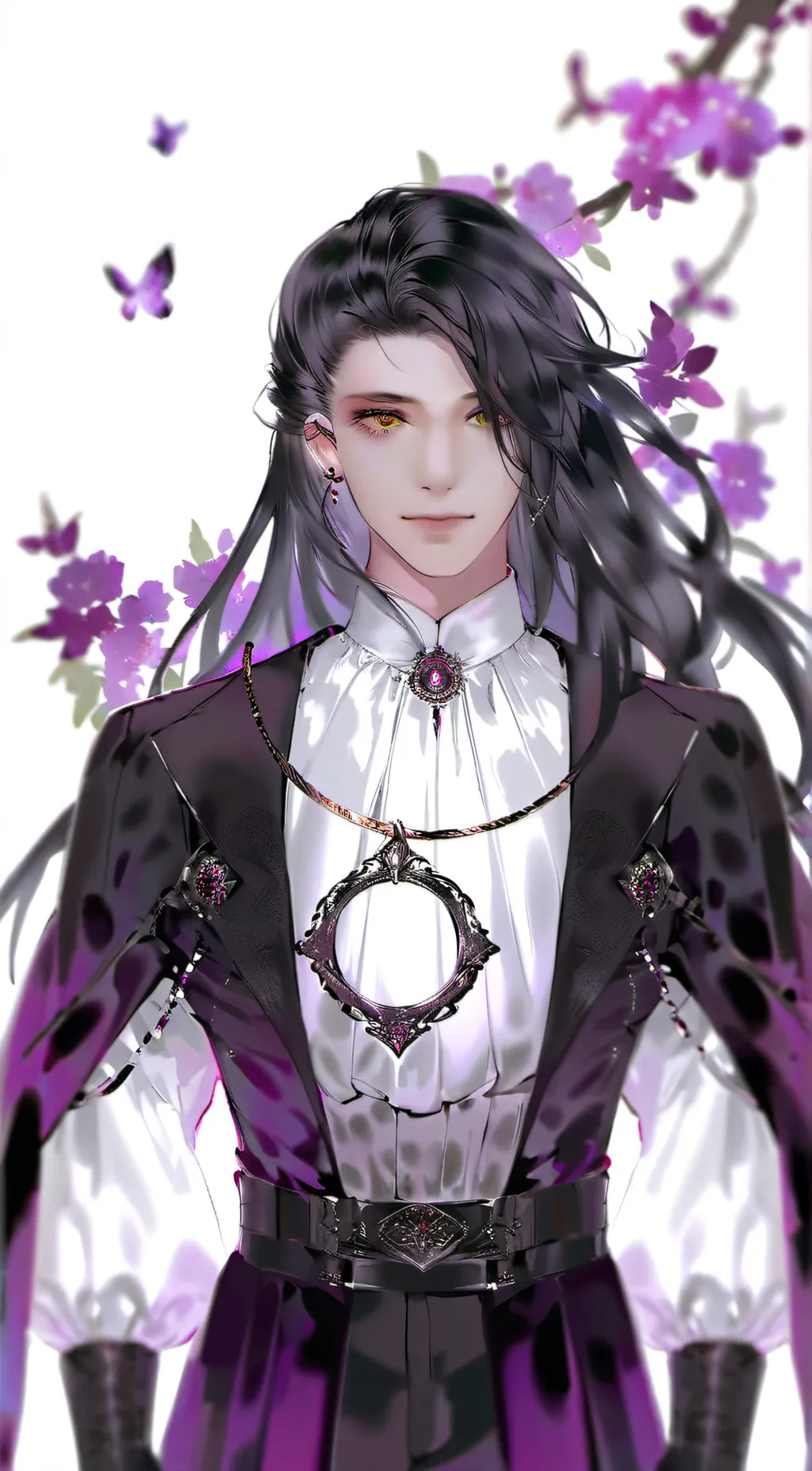 ai character: announcement background