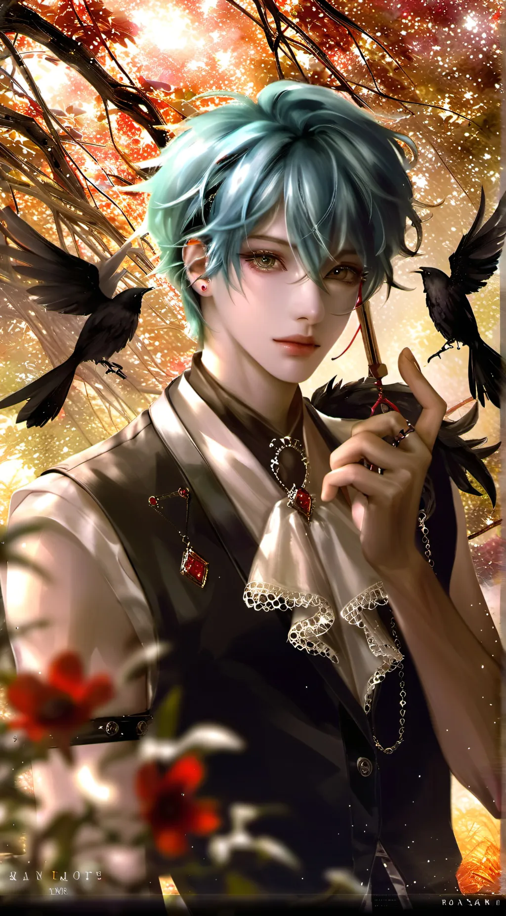 ai character: {ROKI} background