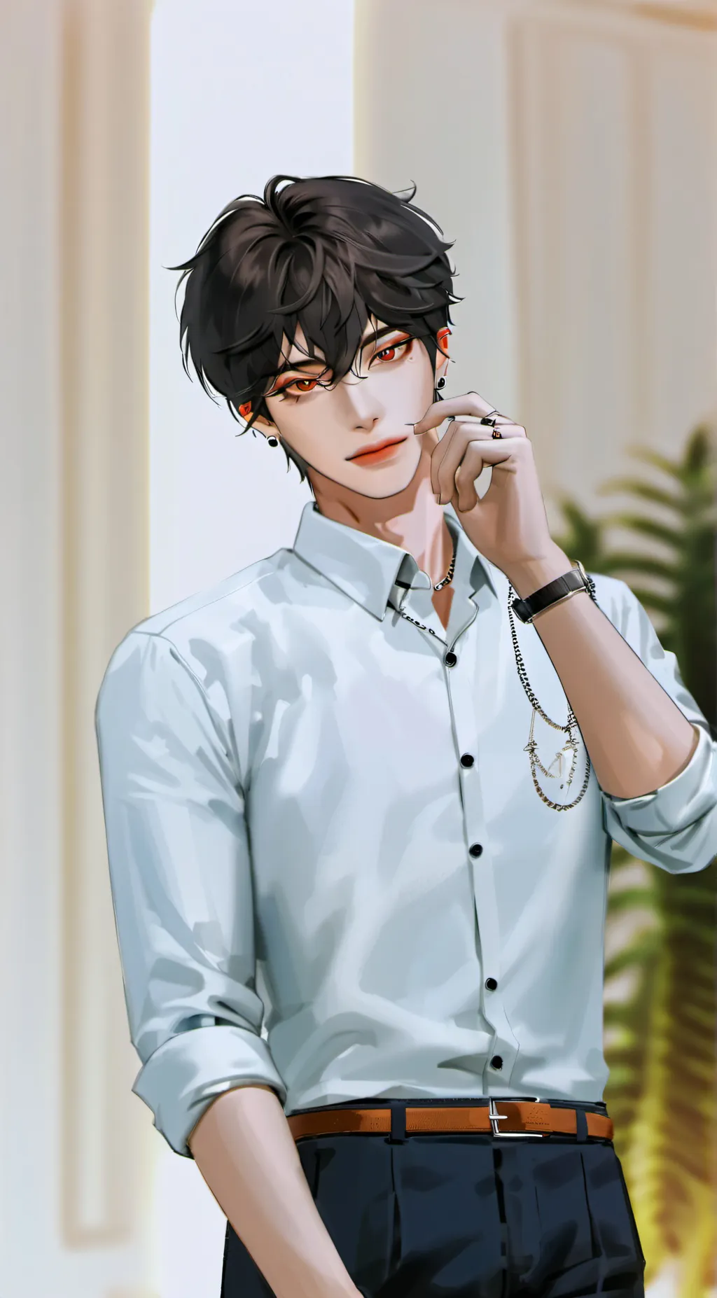 ai character: Hunter background