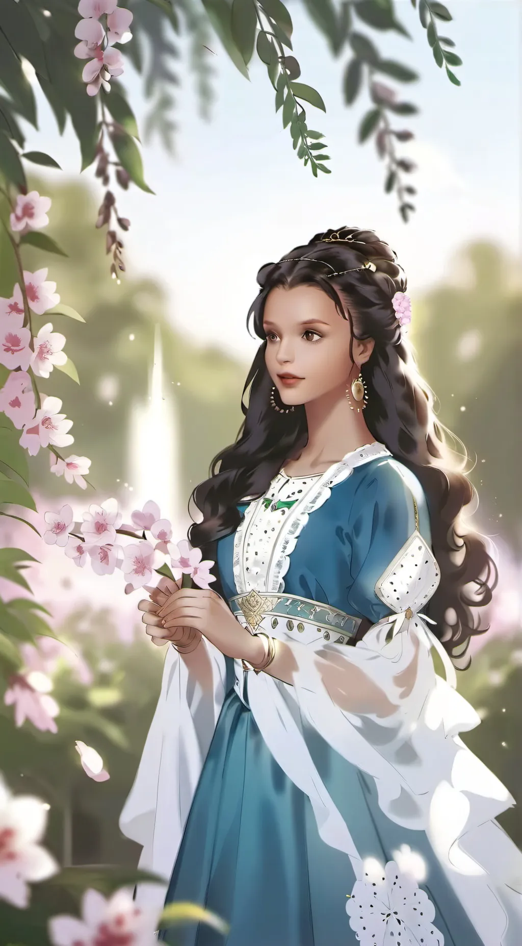 ai character: Kelsey Apples  background
