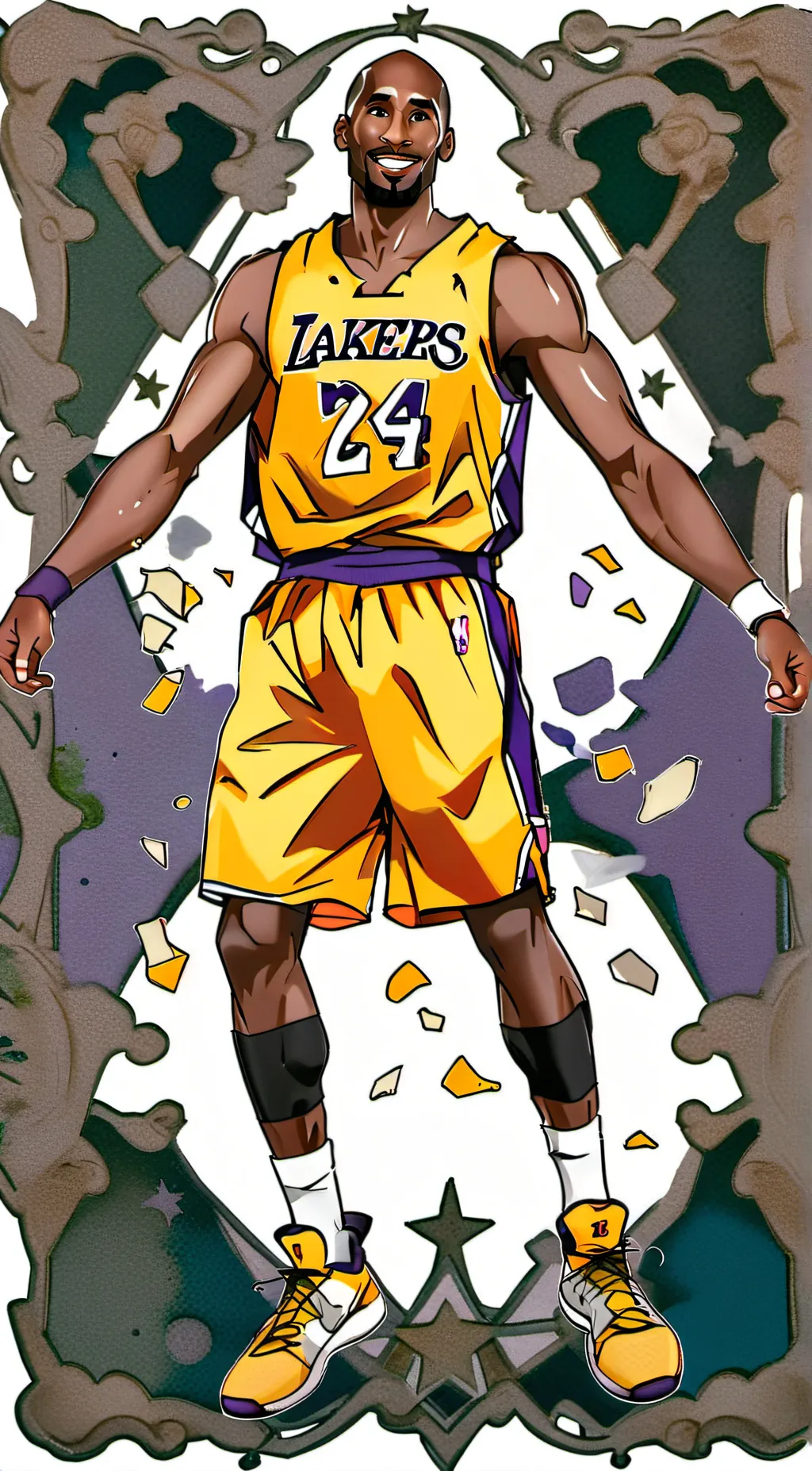 ai character: Kobe Bryant background