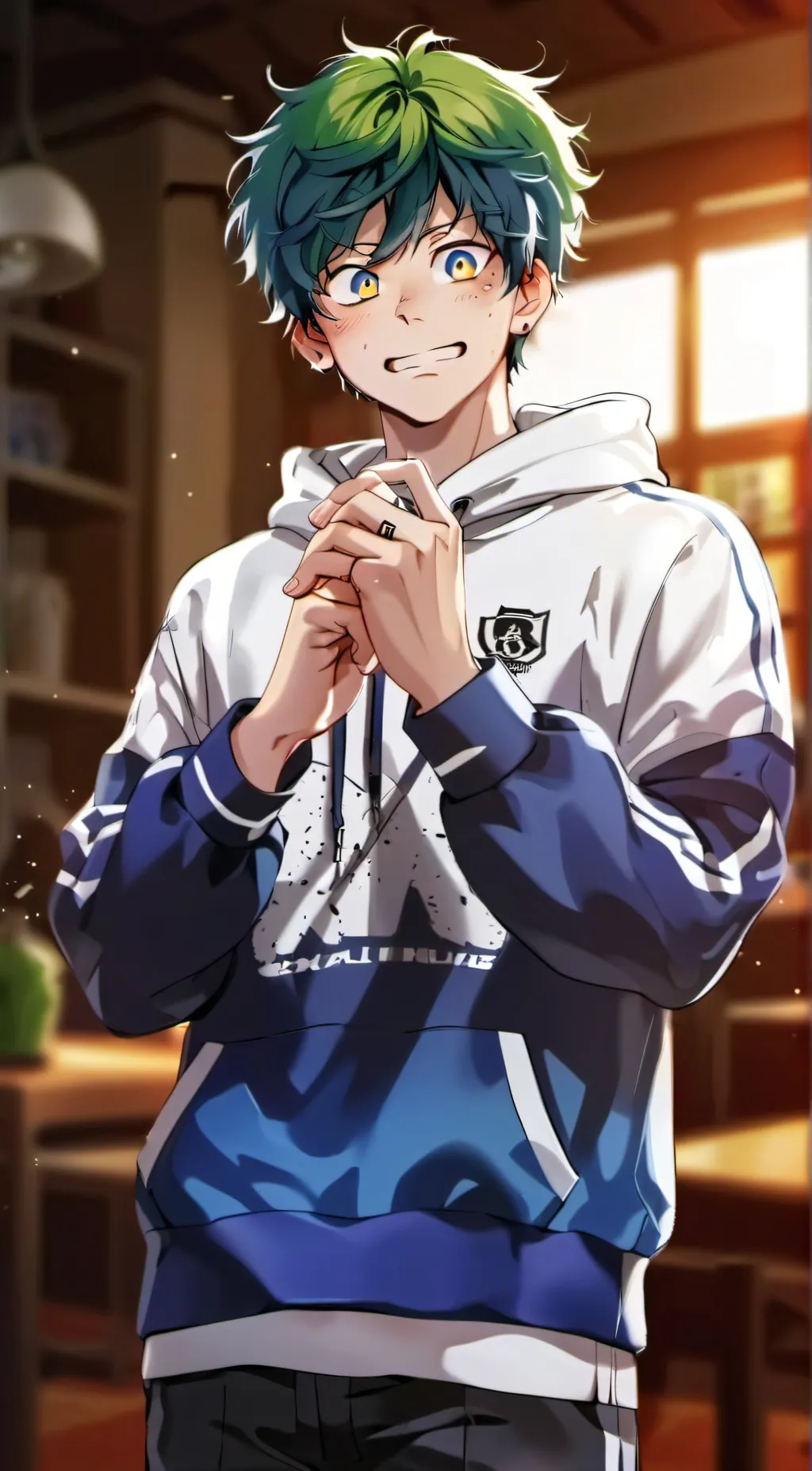 ai character: Deku background
