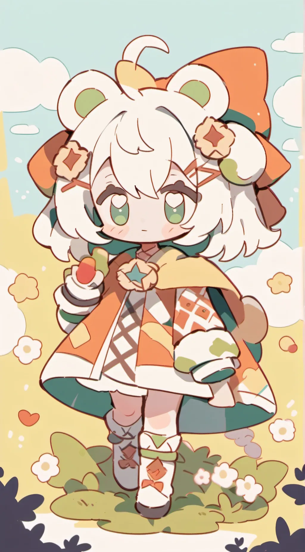 ai character: Angellll background