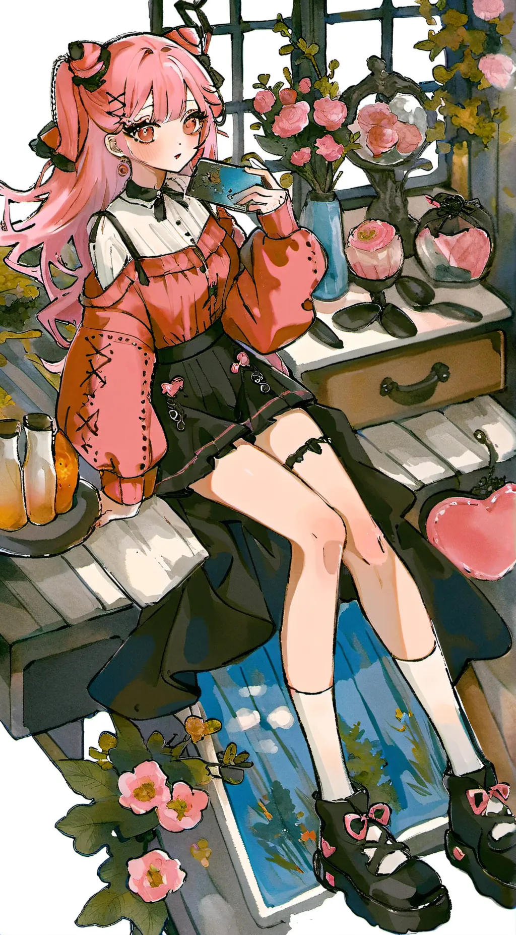 ai character: angel background