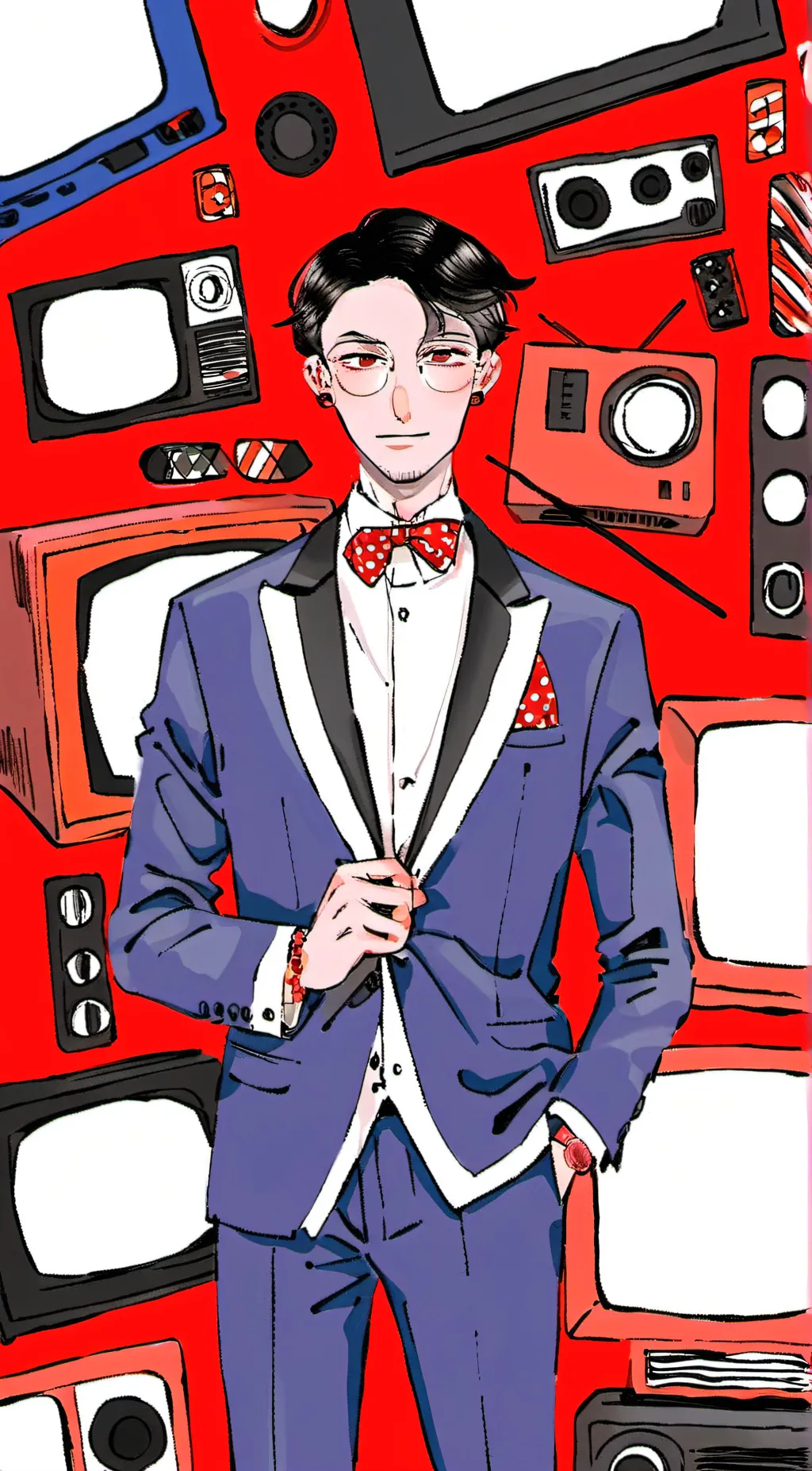 ai character: Human Vox  background