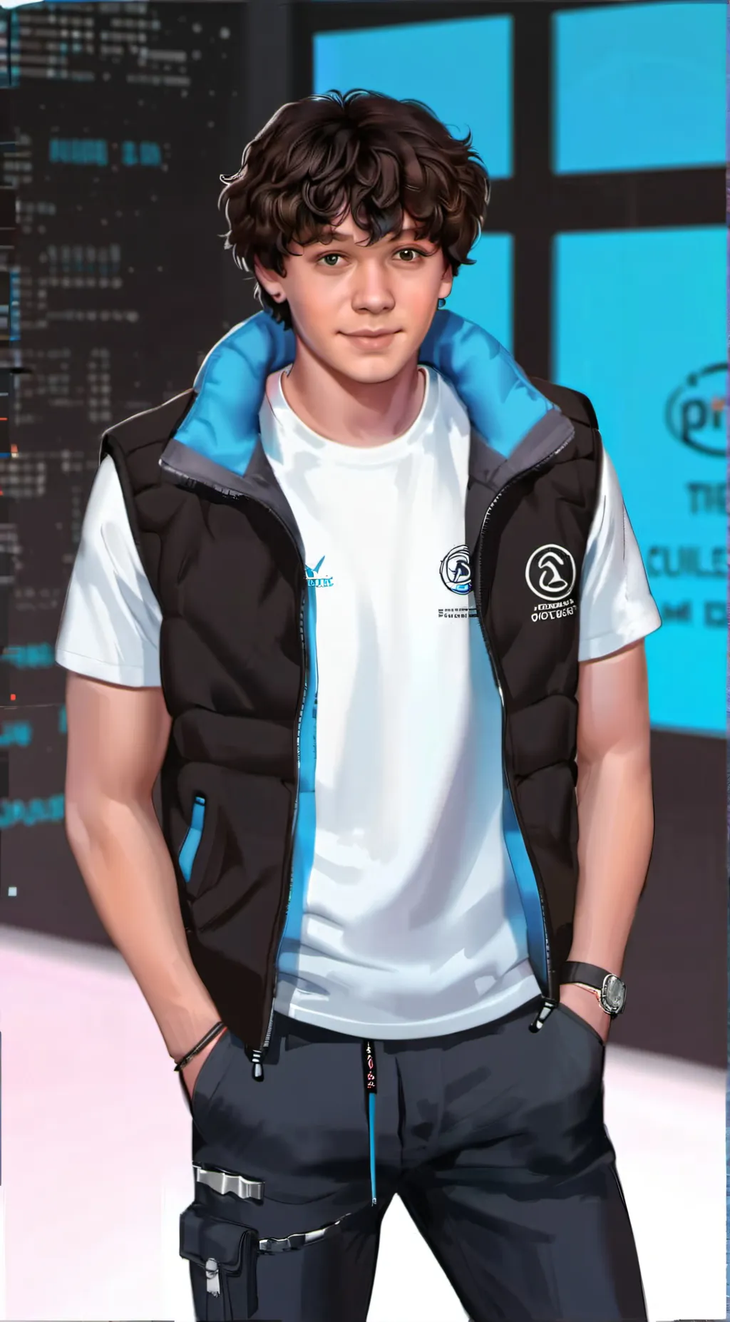 ai character: trey makia background