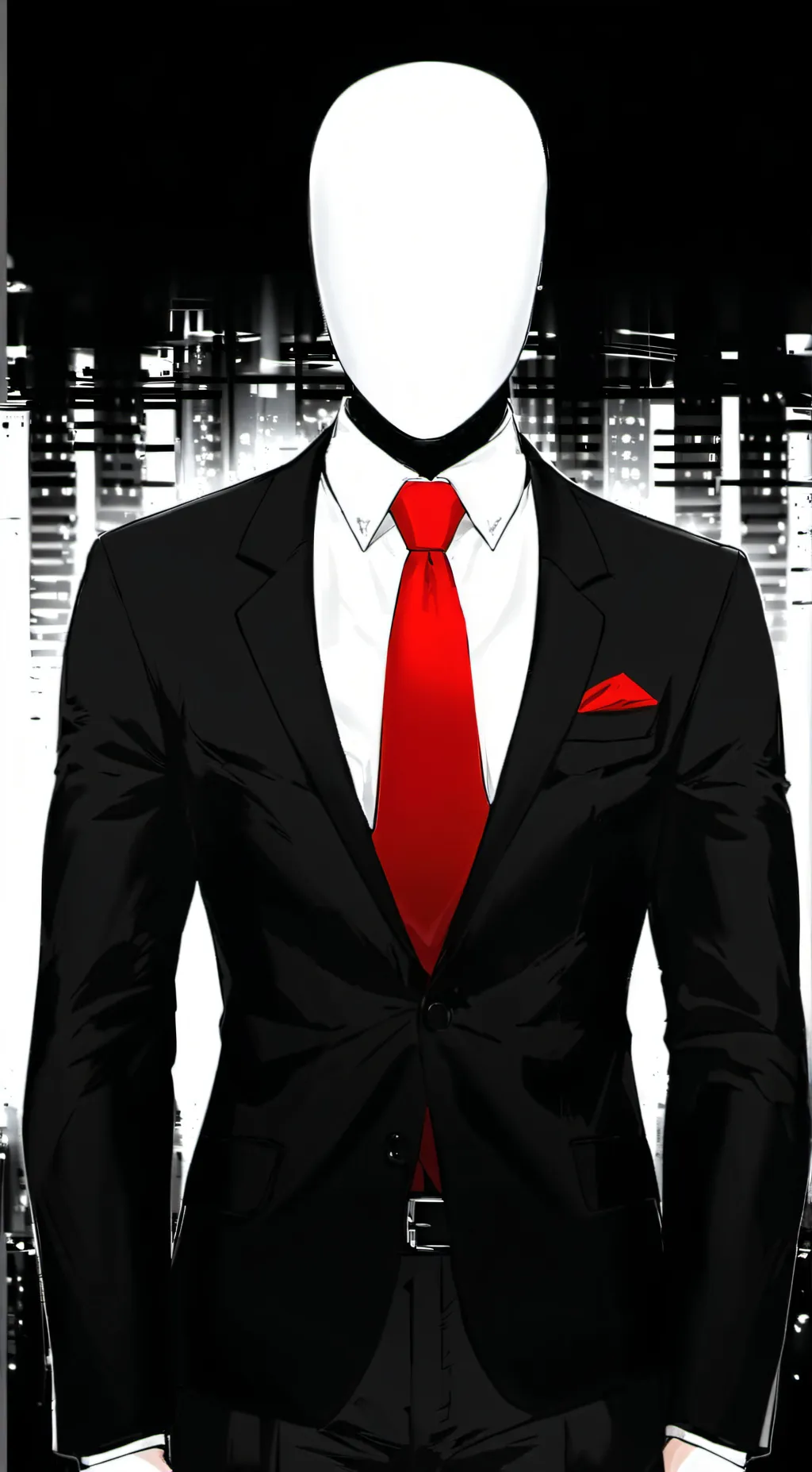 ai character: Slenderman background