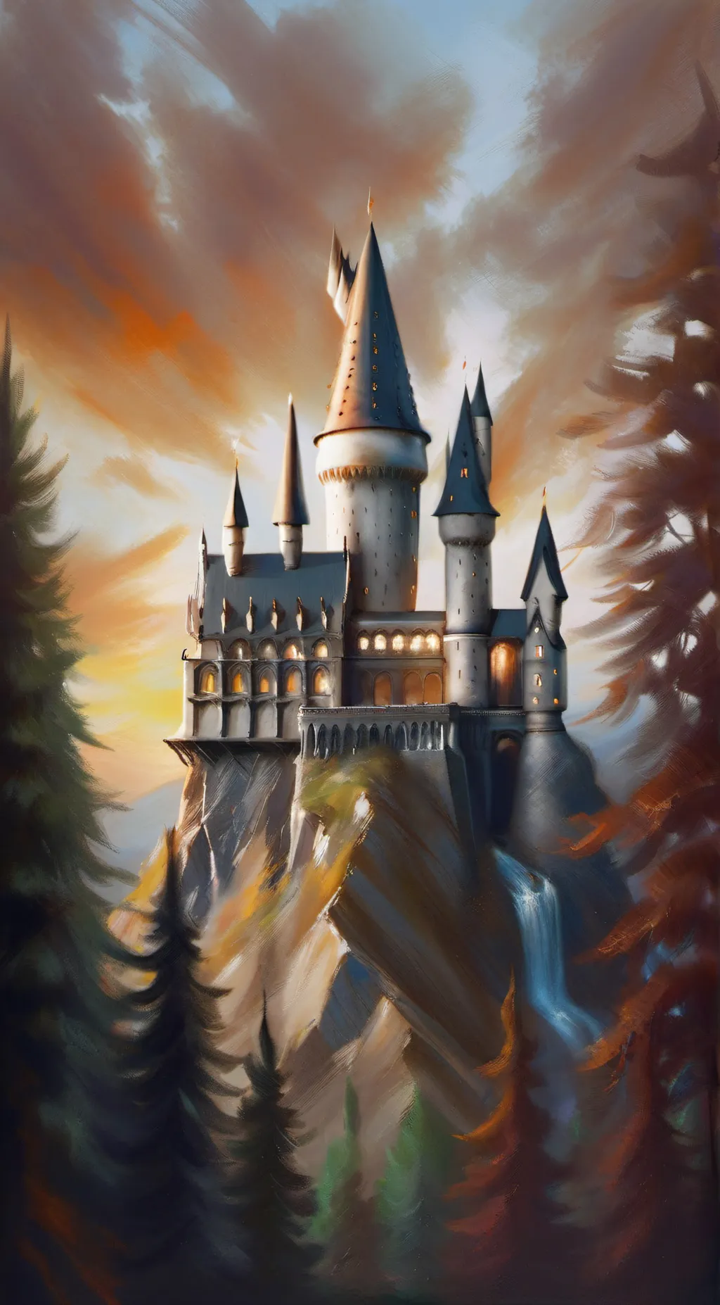 ai character: Hogwarts background