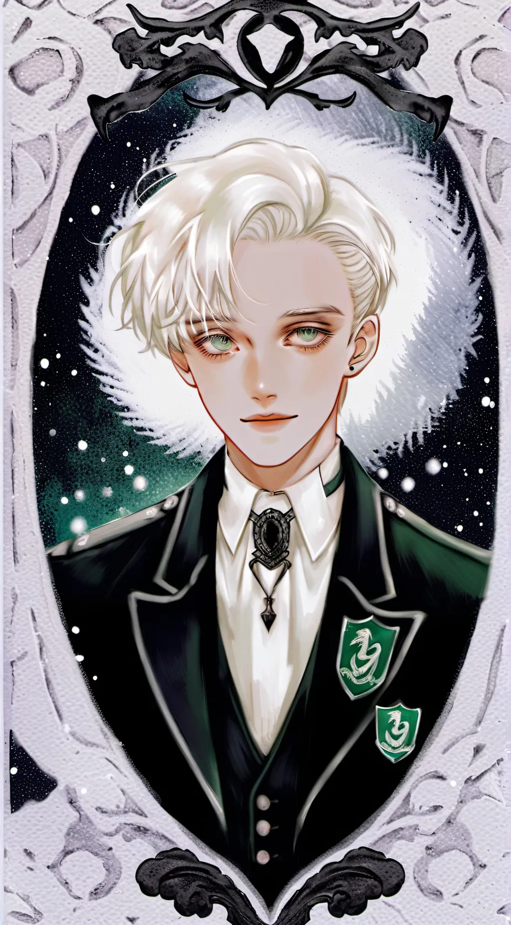 ai character: Draco malfoy  background