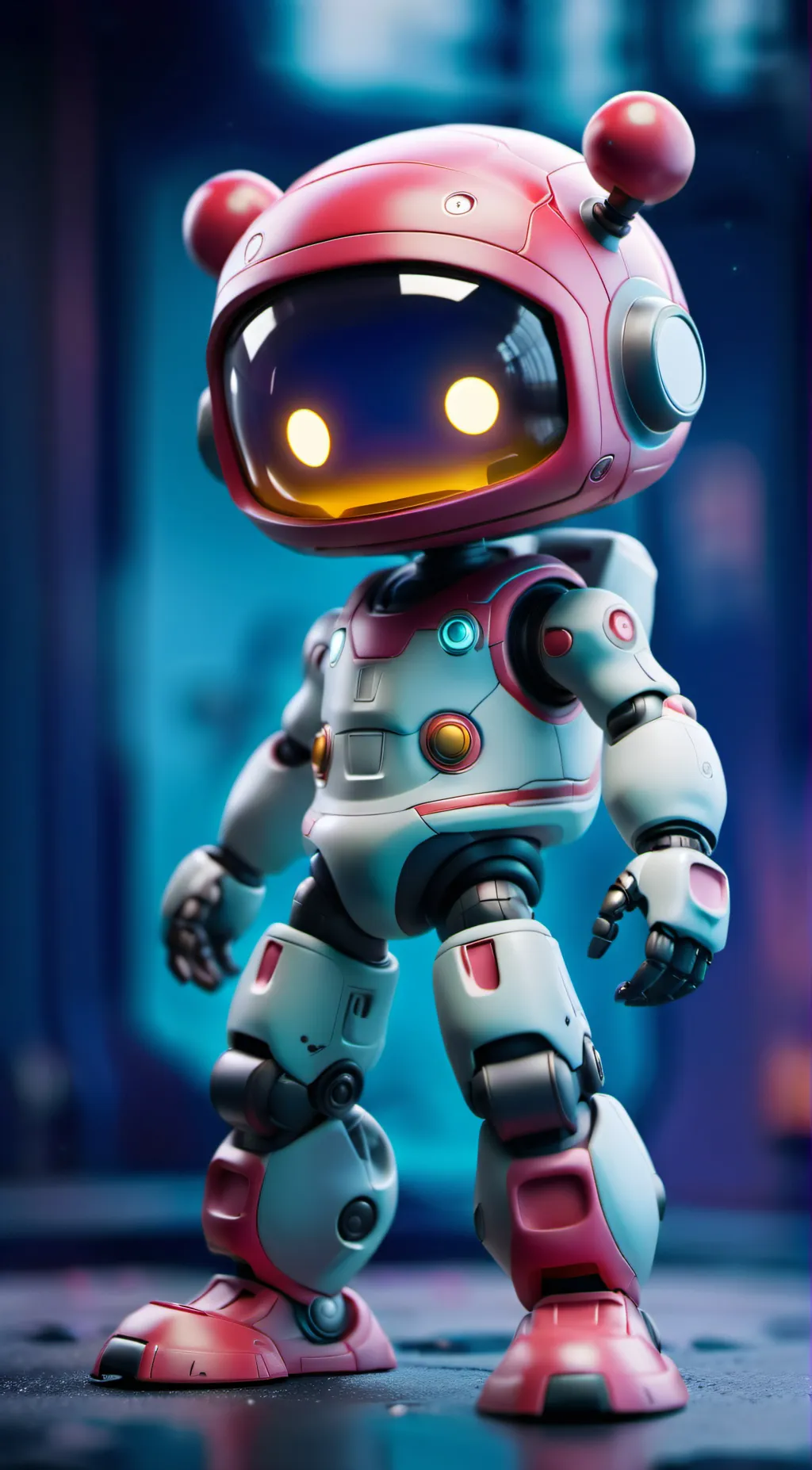 ai character: The roasting robot background