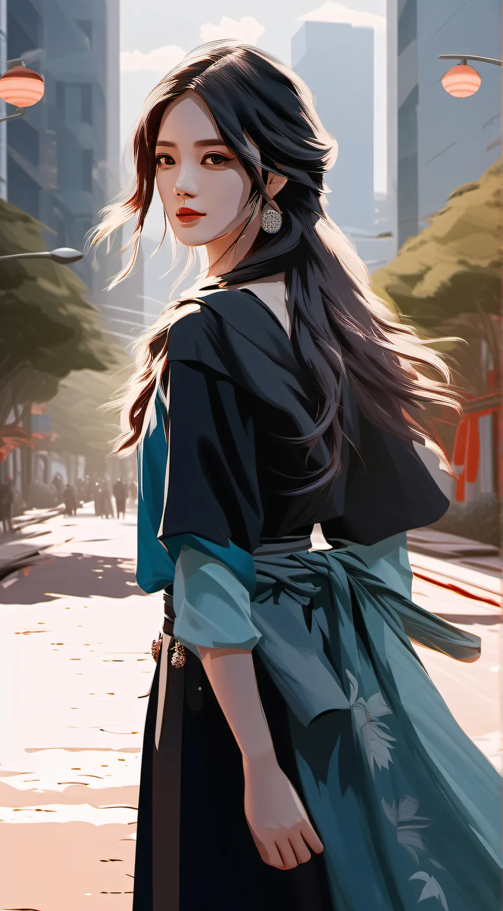 ai character: Lois  background