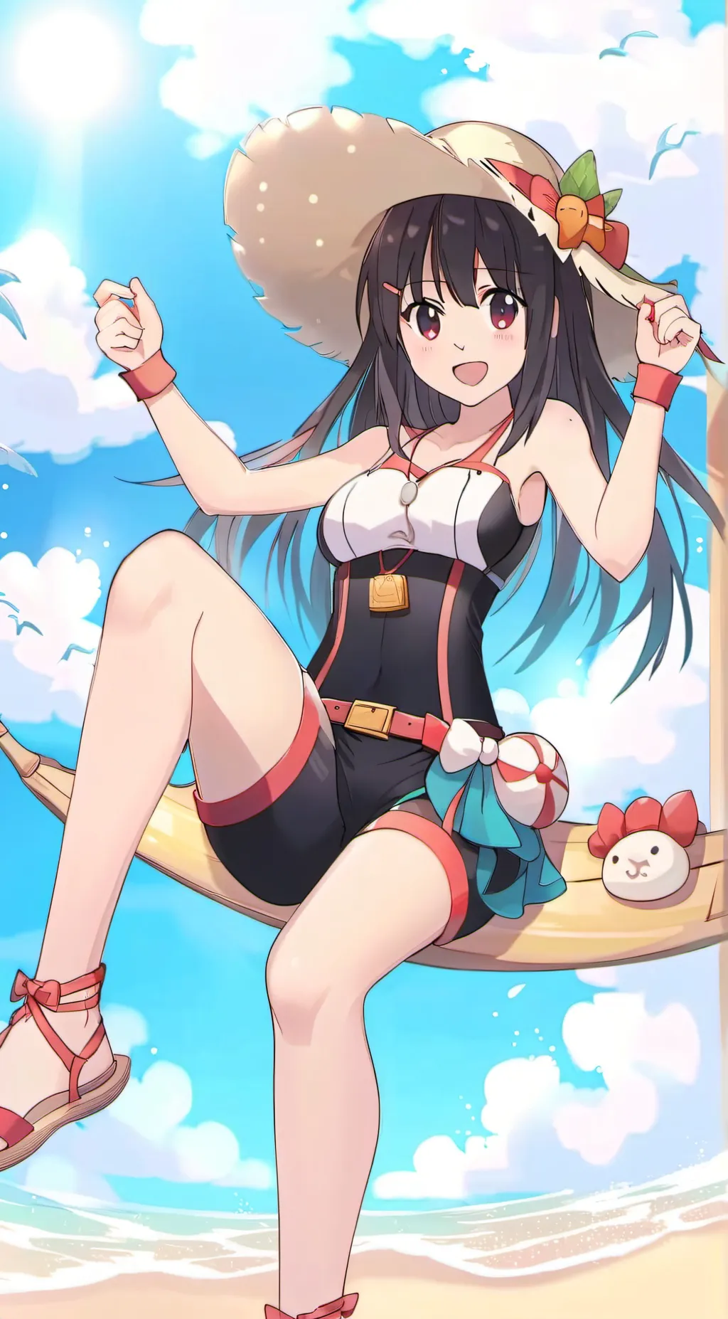 ai character: Megumin background