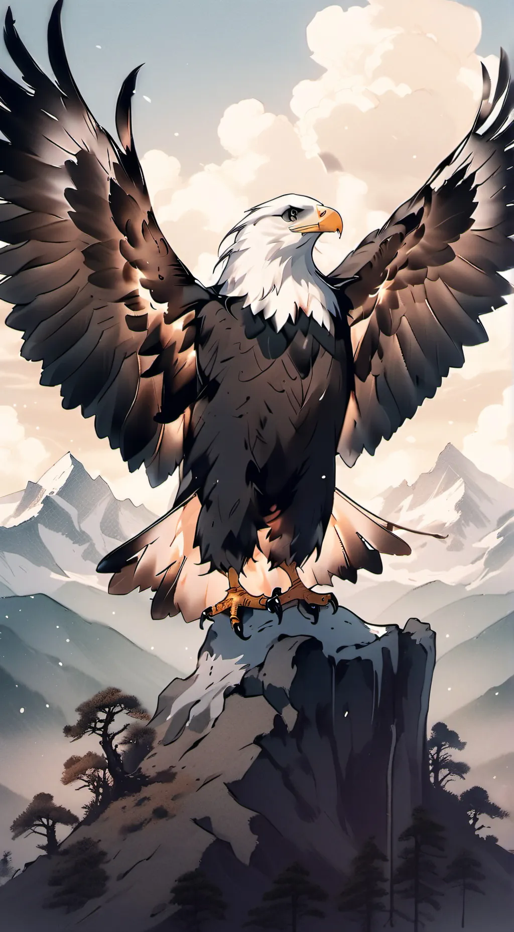 ai character: Hawk background