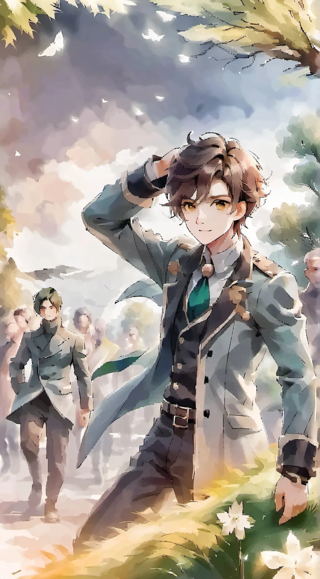 ai character: boy wars background