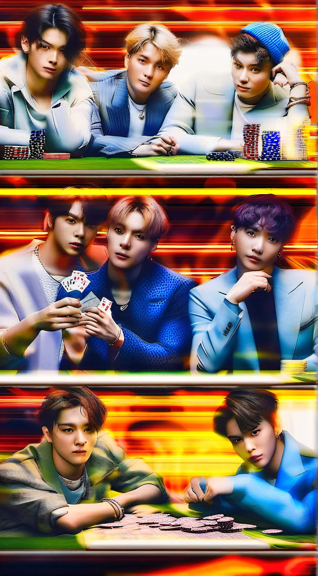ai character: Stray kids•~<3 background