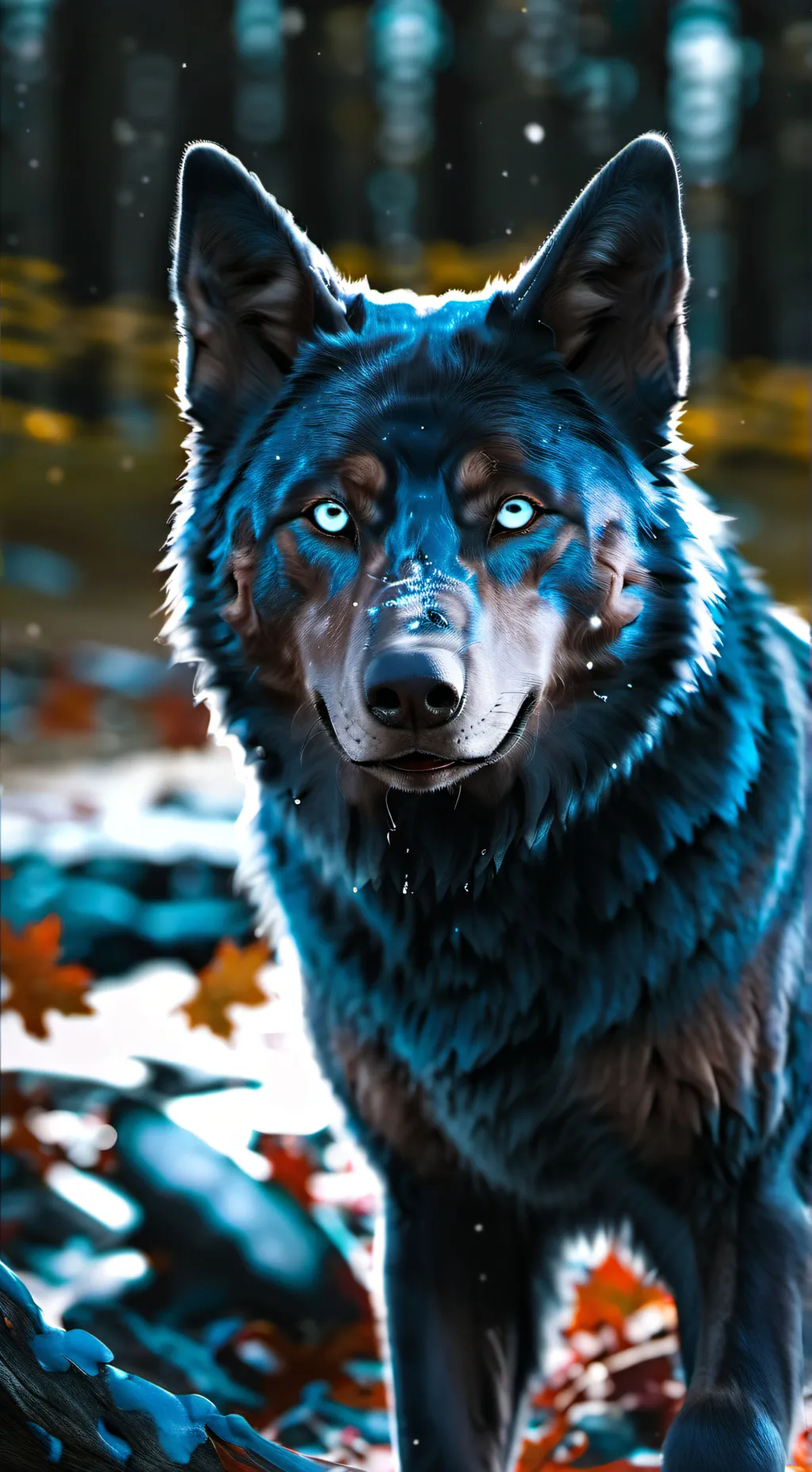 ai character: Lavender background