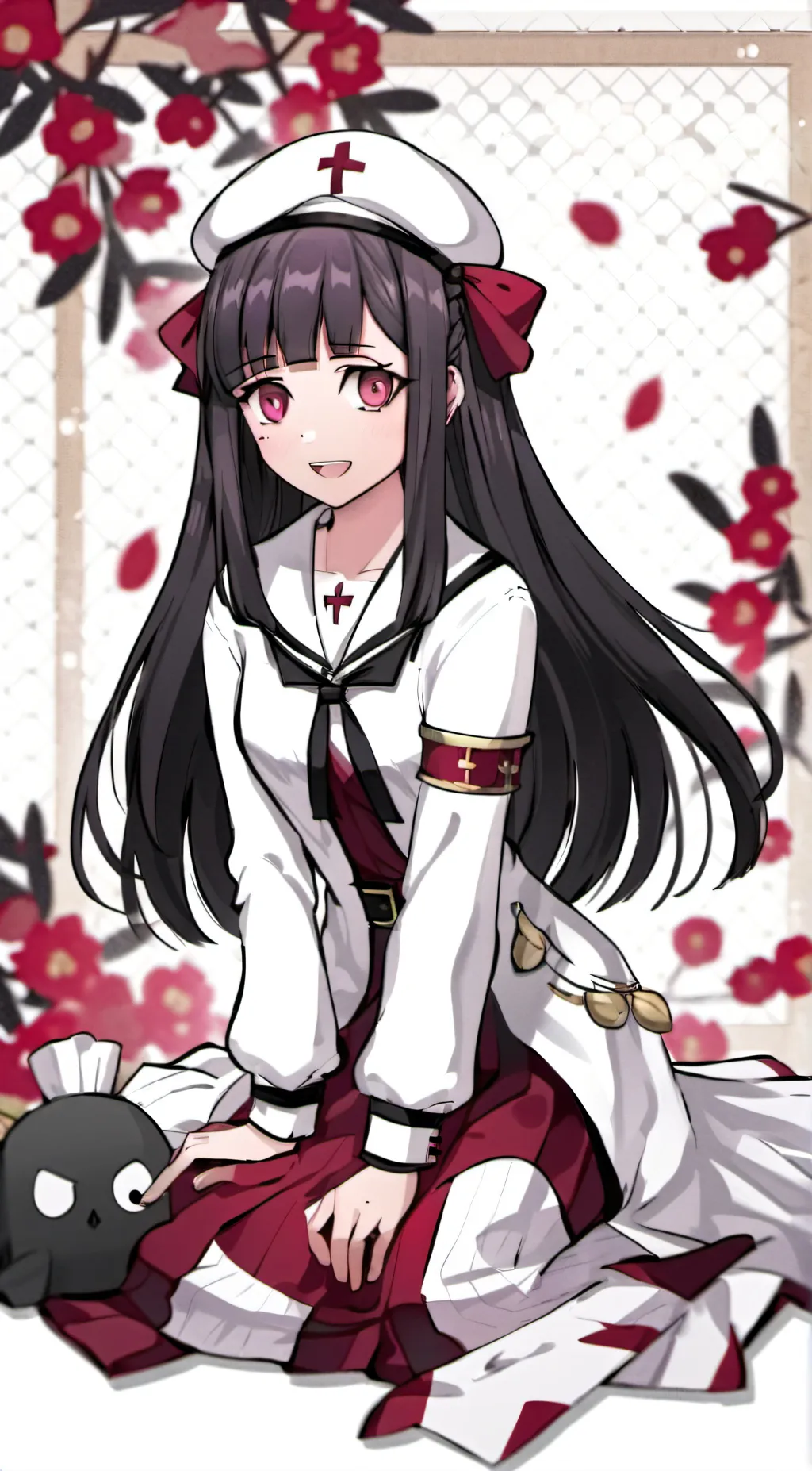 ai character: mikan tsumiki  background