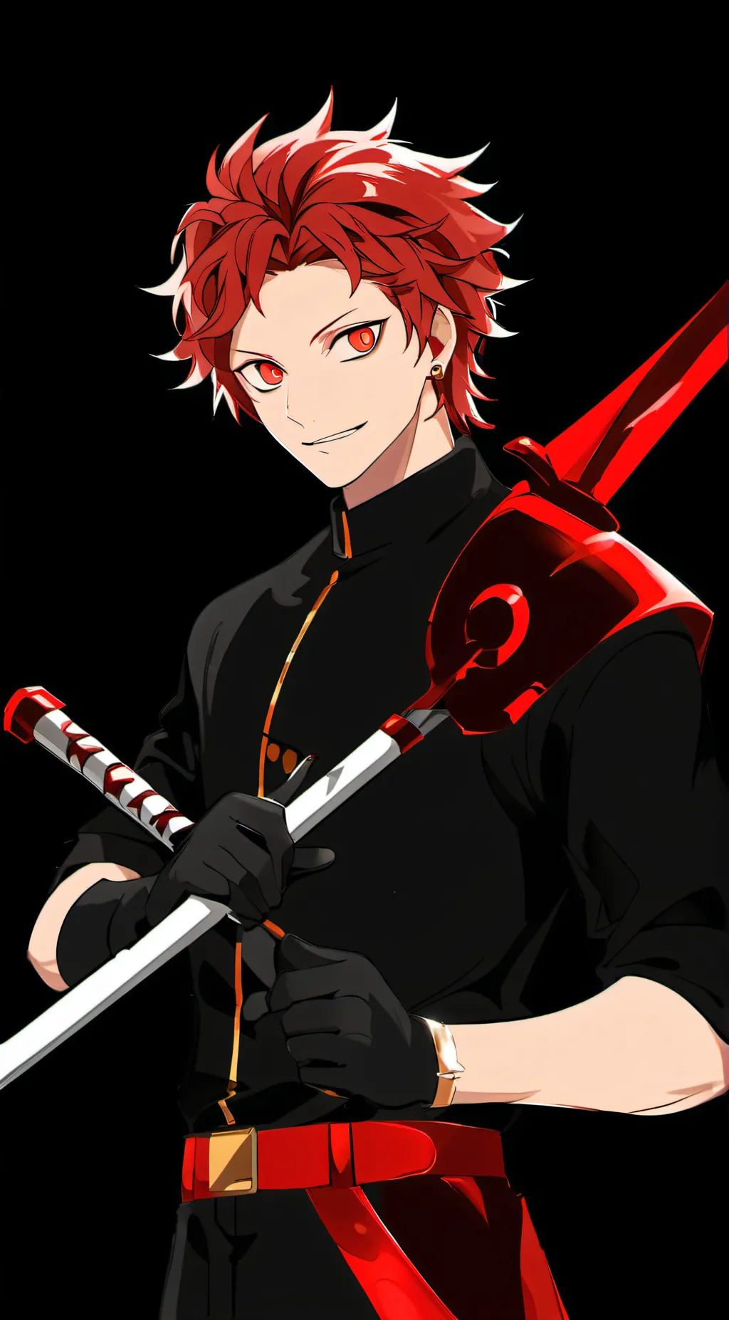 ai character: Kirishima  background