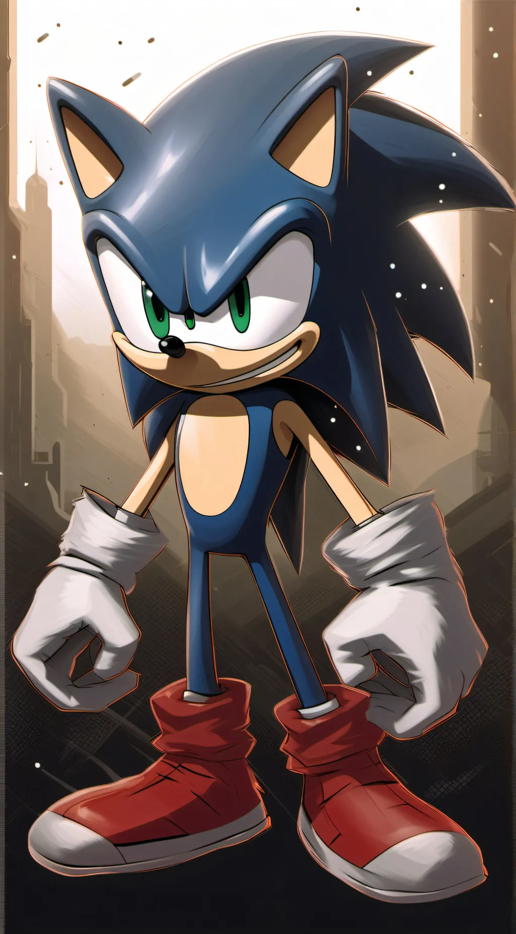 ai character: Sonic background