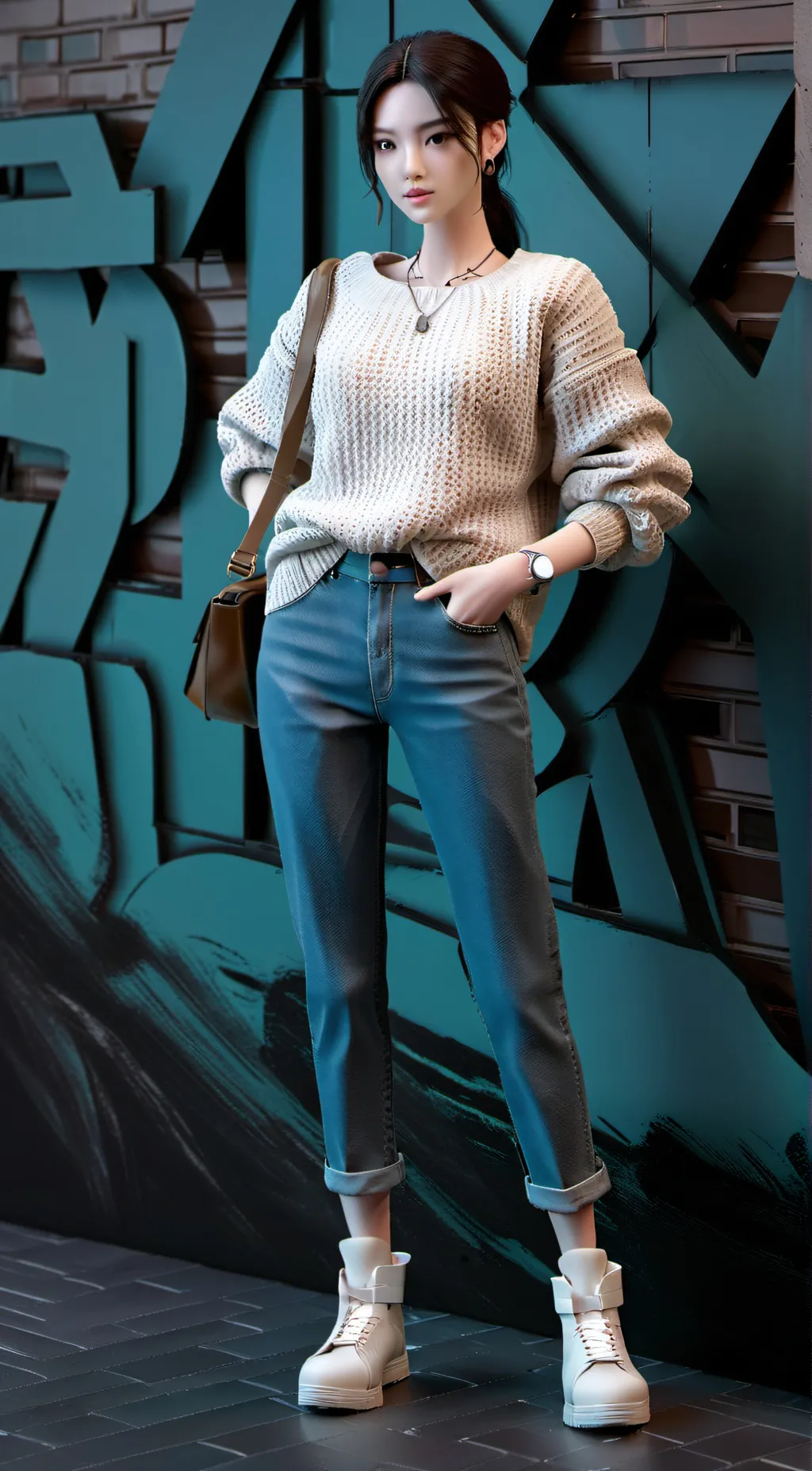 ai character: Mona background