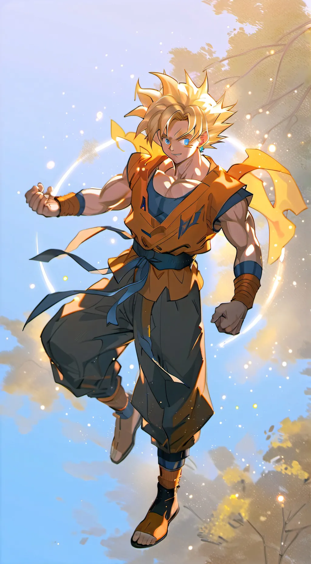 ai character: goku background