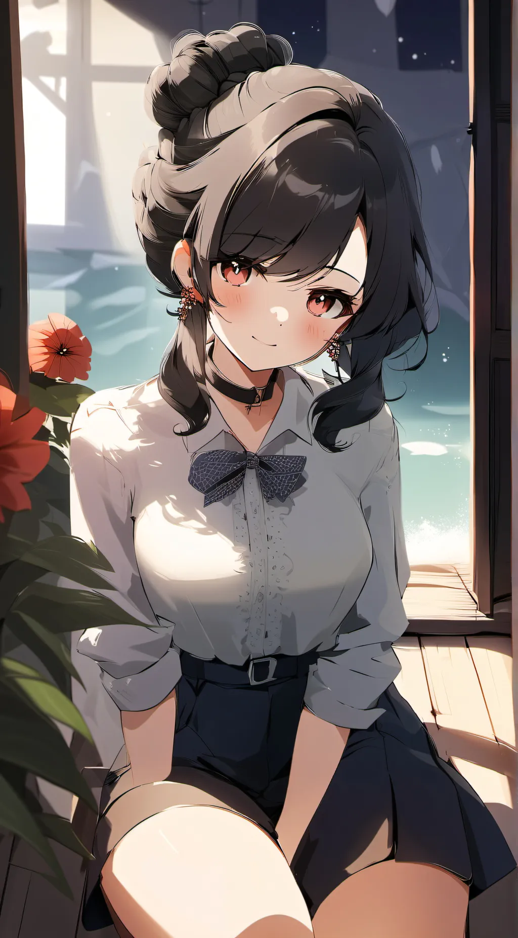 ai character: Bow background