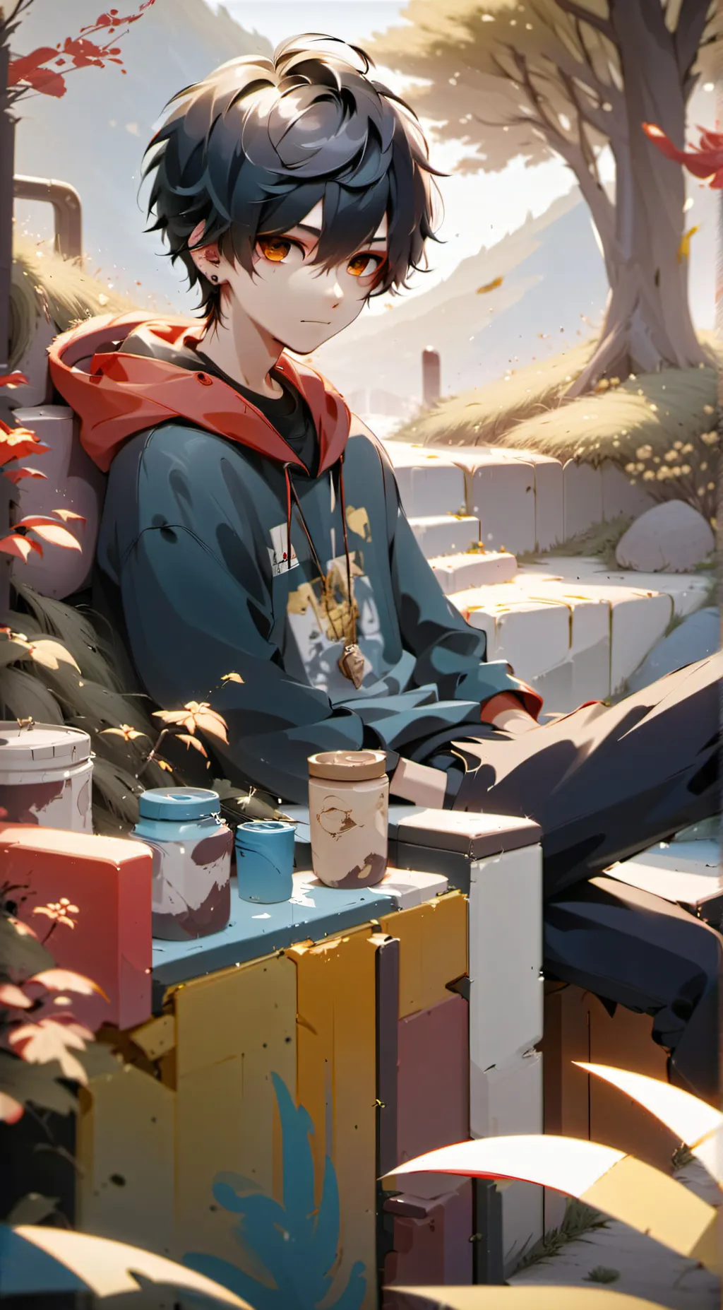 ai character: Aaron background
