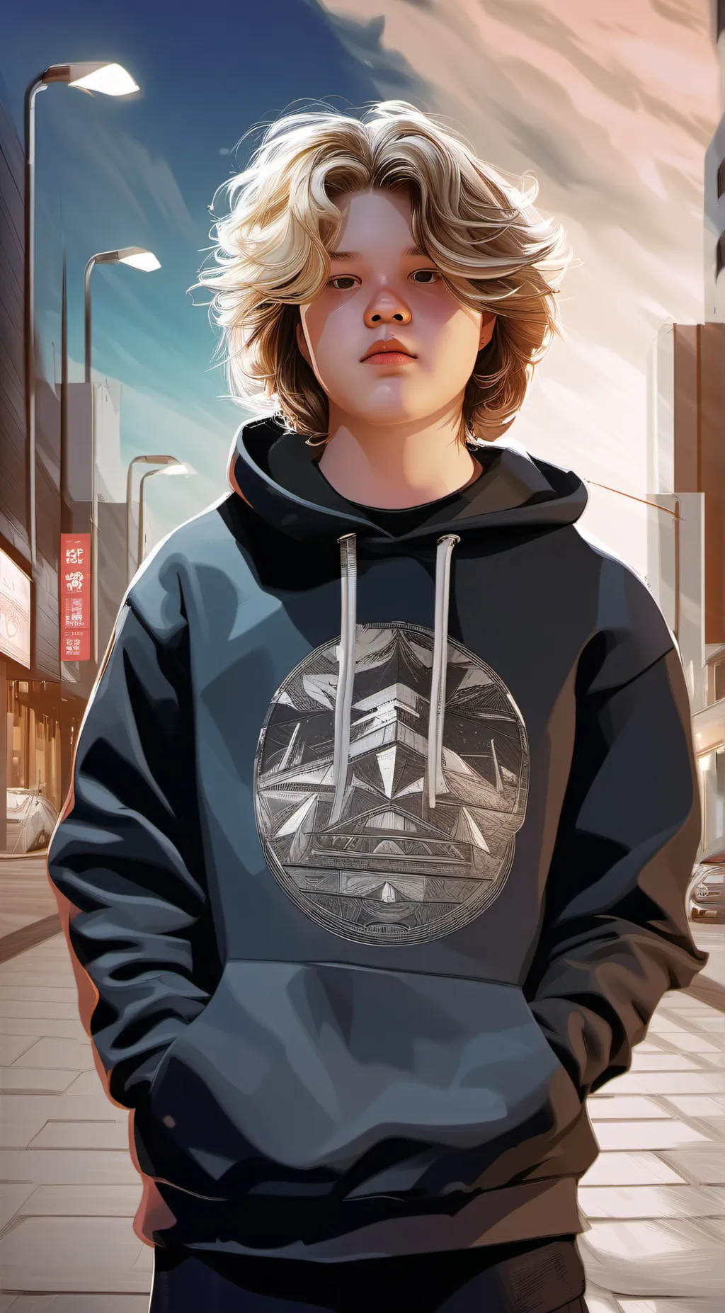 ai character: Baylee  background