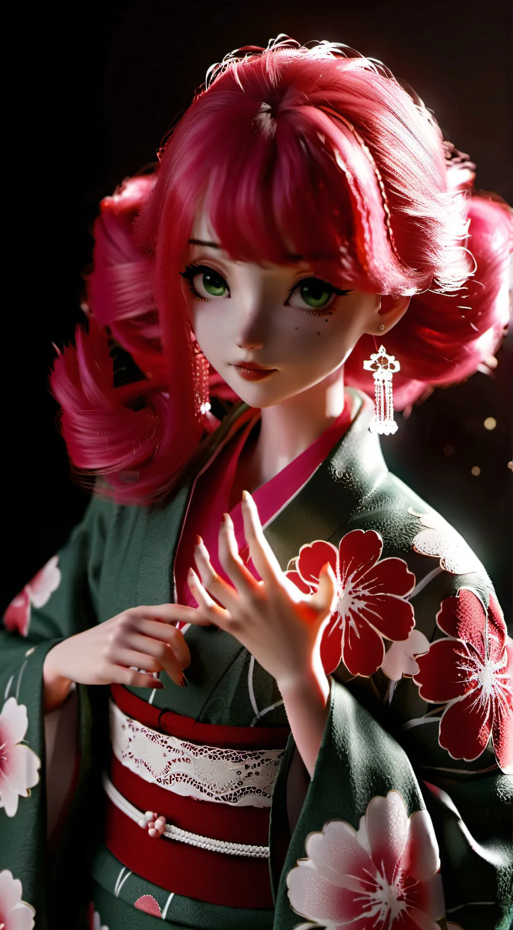 ai character: Natsuki Nashuromi background