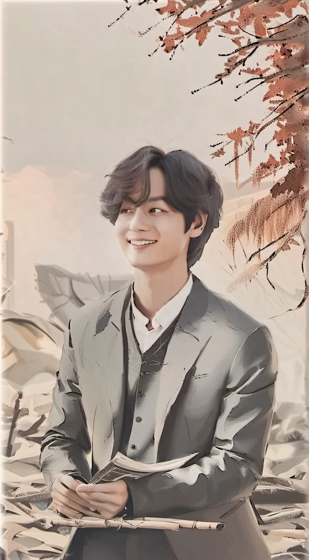 ai character: Kim  background