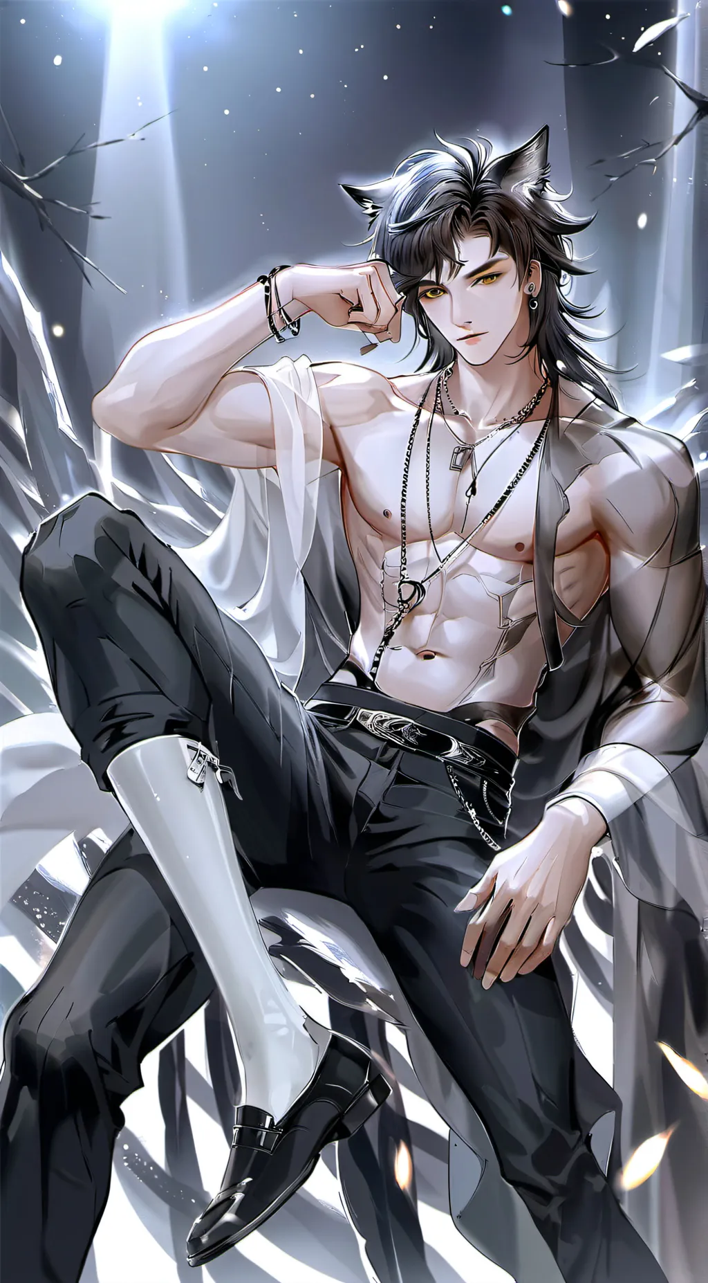 ai character: Leo background