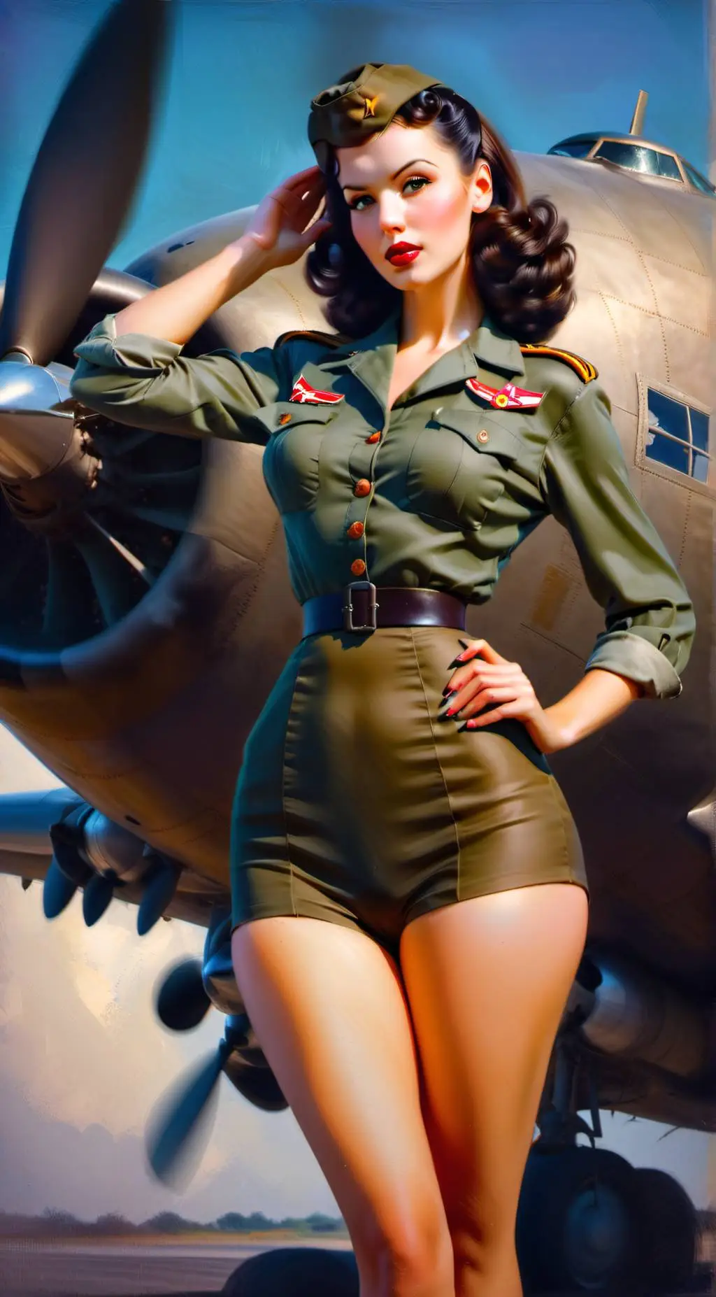 ai character: Pamela background