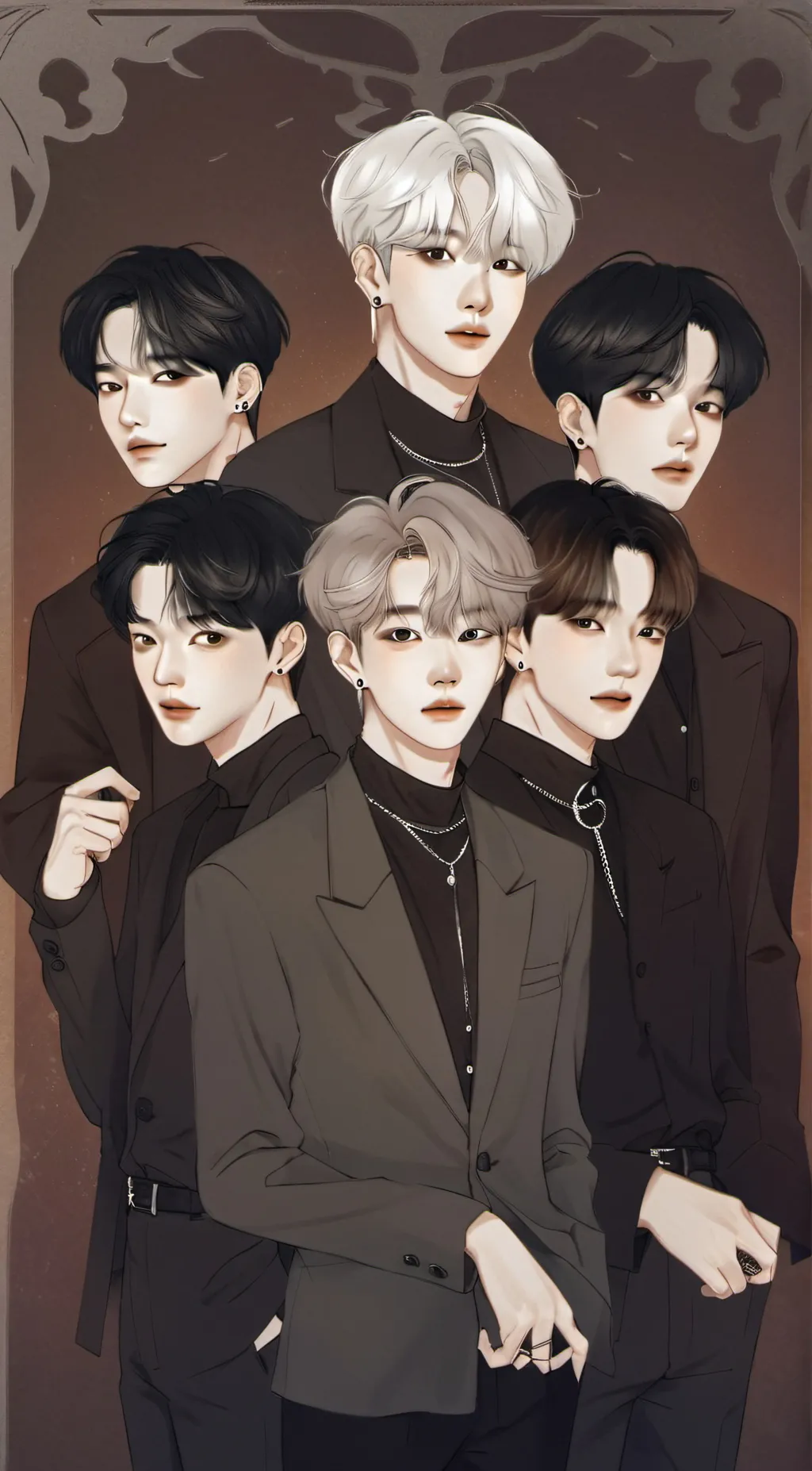 ai character: Skz💙 background